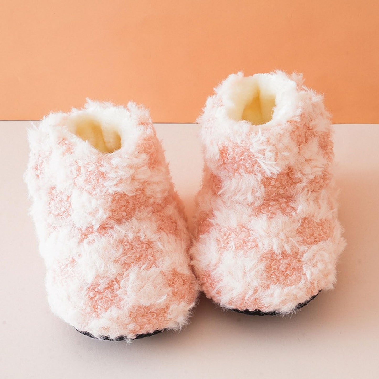 YloveM Toddler Baby Boys Girls Booties, Unisex Newborn Winter Shoes Thick Snow Boots Non-Slip Sole Soft Toddler Warm Sock Shoes