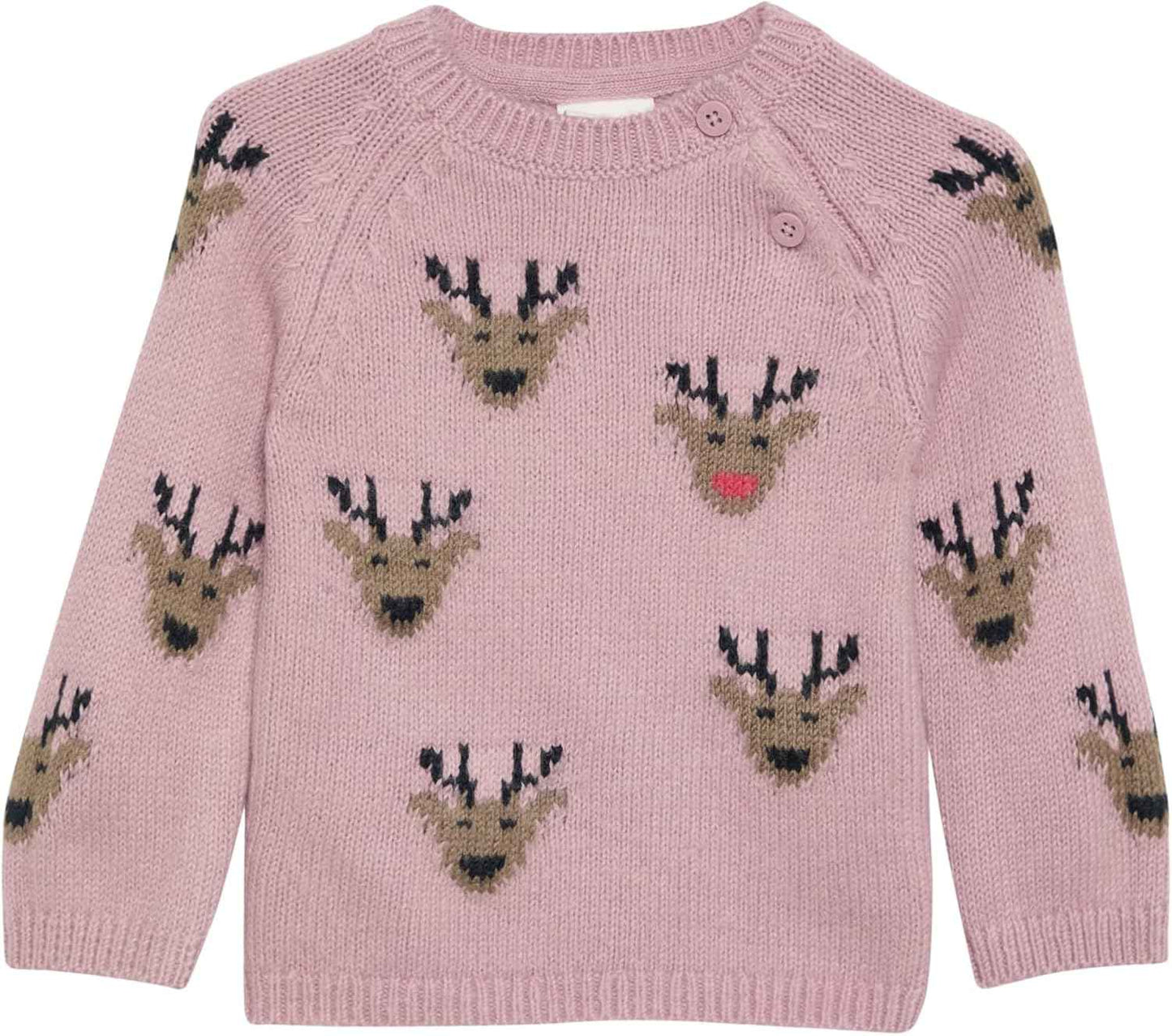 s.Oliver Mädchen Strickpullover mit Weihnachtsmotiv