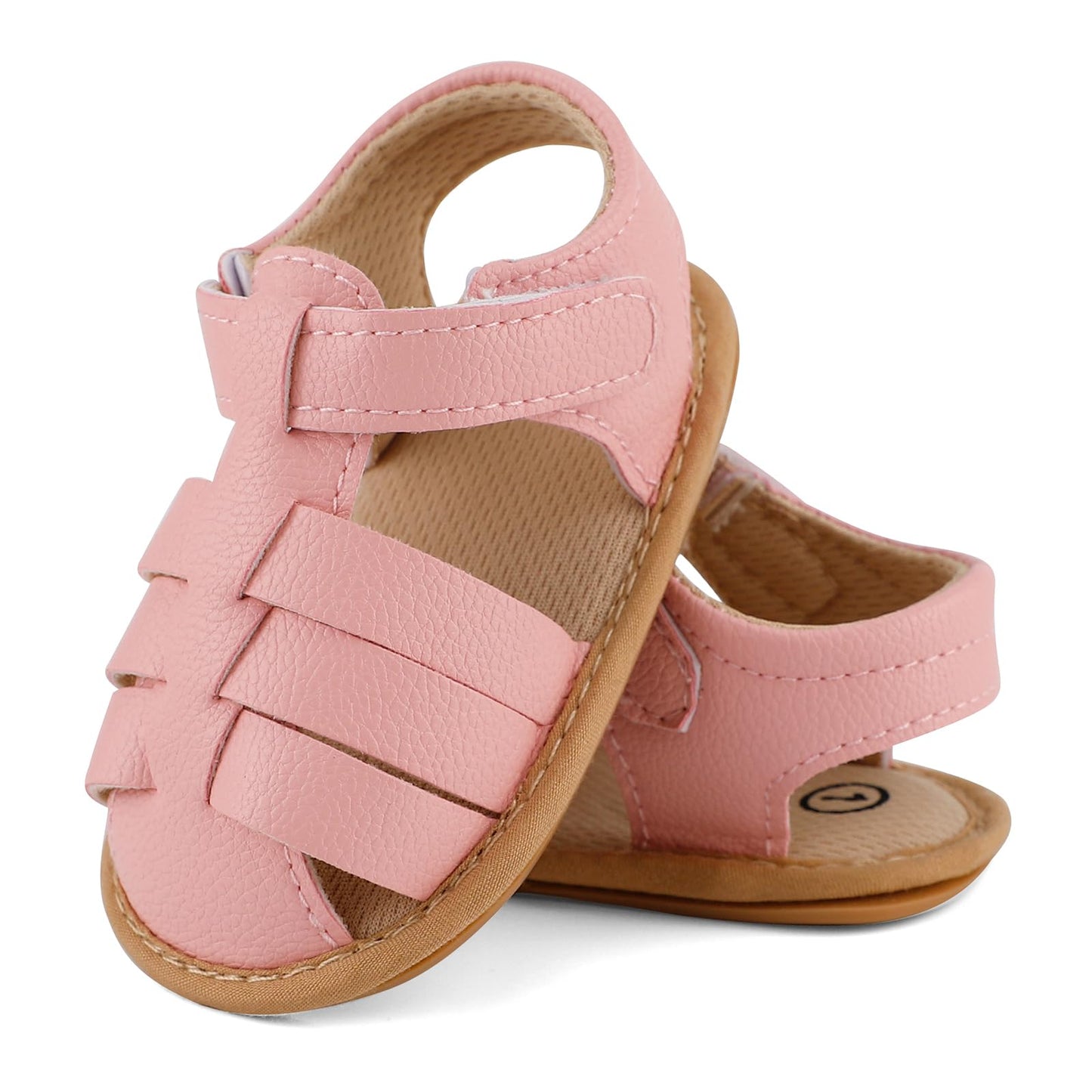 MASOCIO Babyschuhe Mädchen Sandalen Sommer Schuhe Flach Gummi Rutschfest