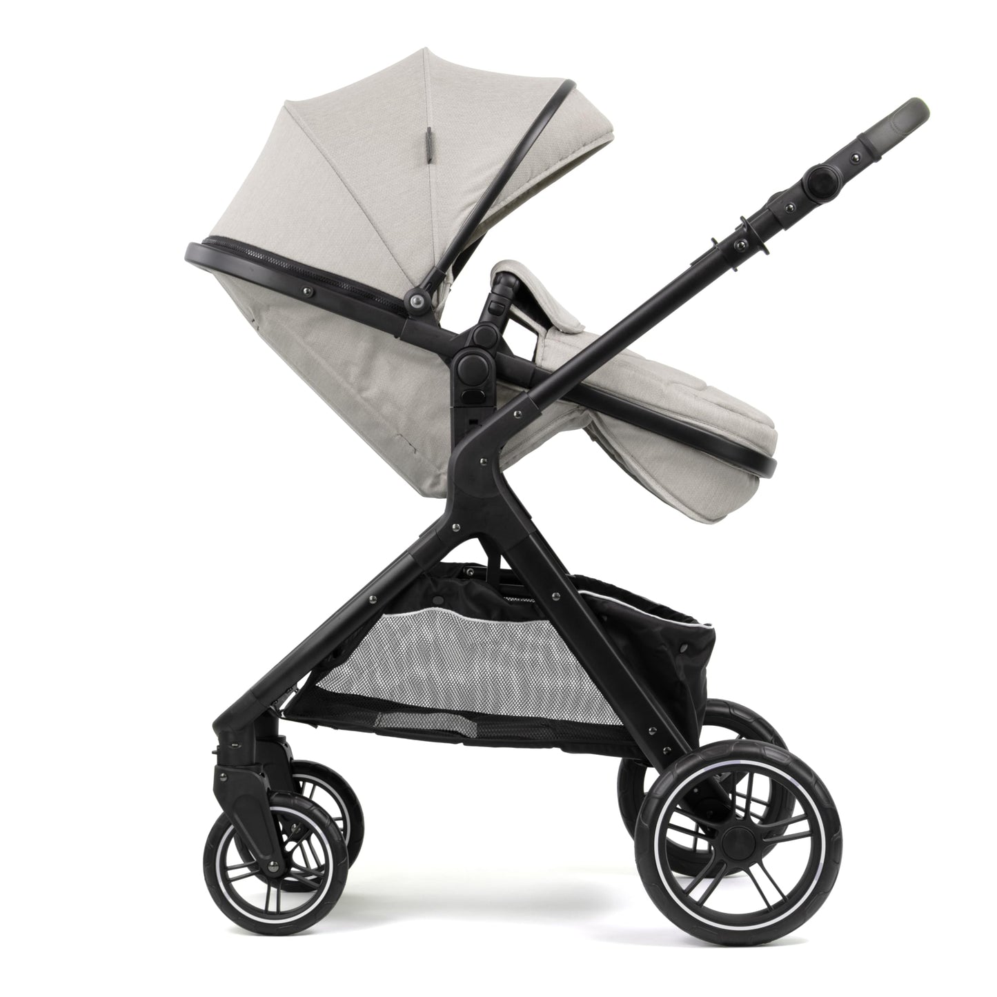 Pixini Nelio Kinderwagen Set 3in1 (dunkelgrau)