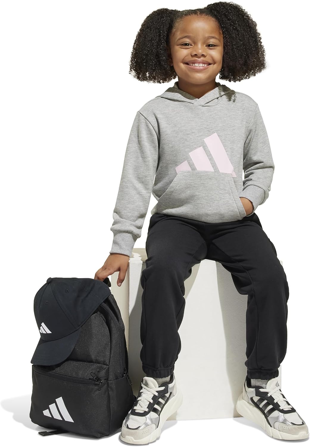 adidas Unisex Kinder Essentials Big Logo Hoodie Hooded Sweatshirt (1er Pack)