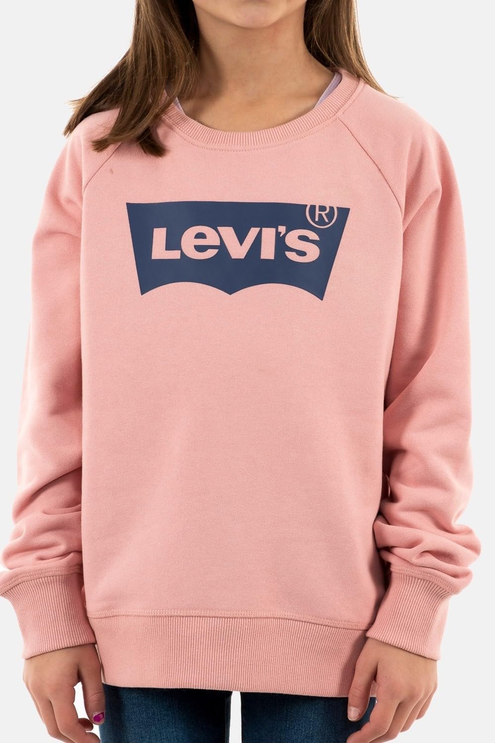 Levi's Kids Girls’ Lvg Key Item Logo Crew Jumper