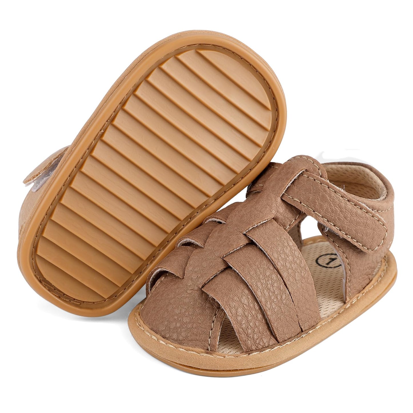 MASOCIO Babyschuhe Mädchen Sandalen Sommer Schuhe Flach Gummi Rutschfest