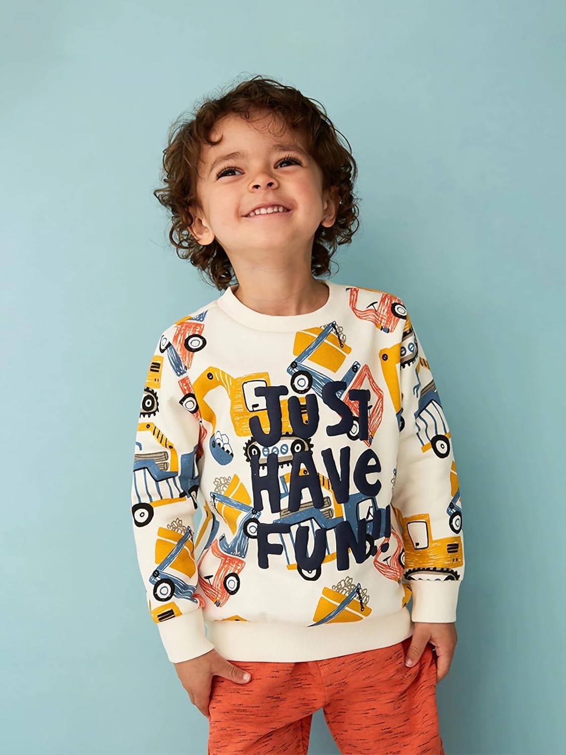 CM-Kid Sweatshirts Jungen Langarm Pullover Kinder Baumwolle Frühling Herbst Winter Warm Tops 1-7 Jahre Gr.92-122