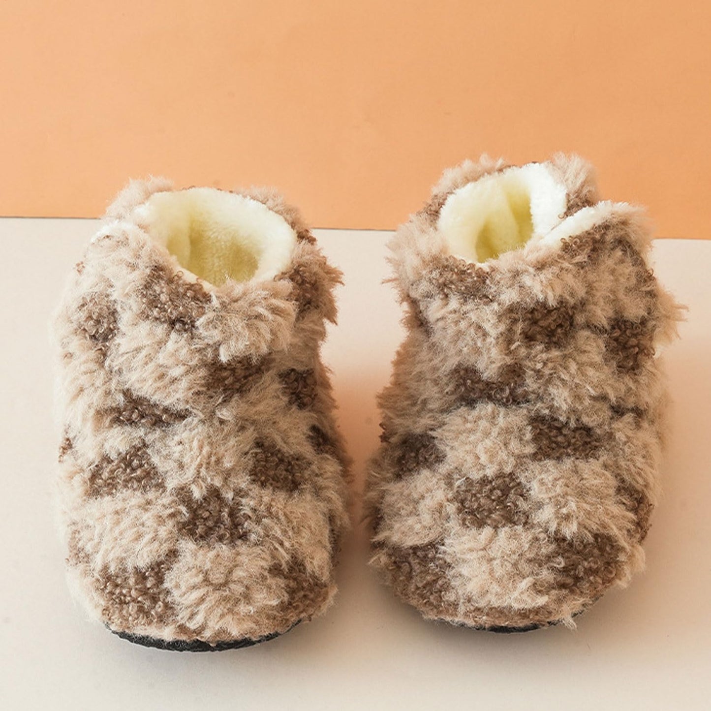 YloveM Toddler Baby Boys Girls Booties, Unisex Newborn Winter Shoes Thick Snow Boots Non-Slip Sole Soft Toddler Warm Sock Shoes