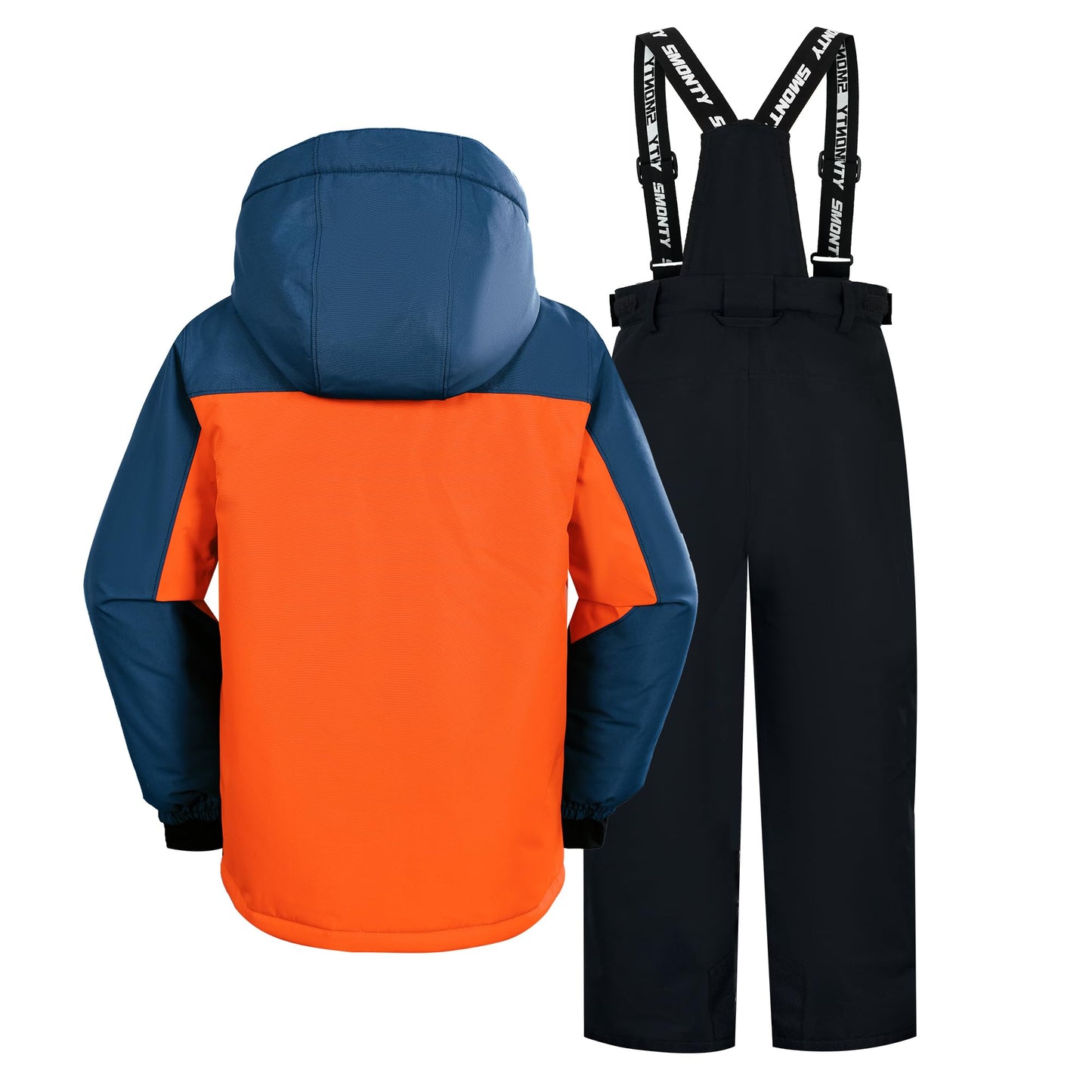 SMONTY SNOWER Boys' Snowsuit with Removable Hood, Ski Suit, Extra Warm, Winter Suit