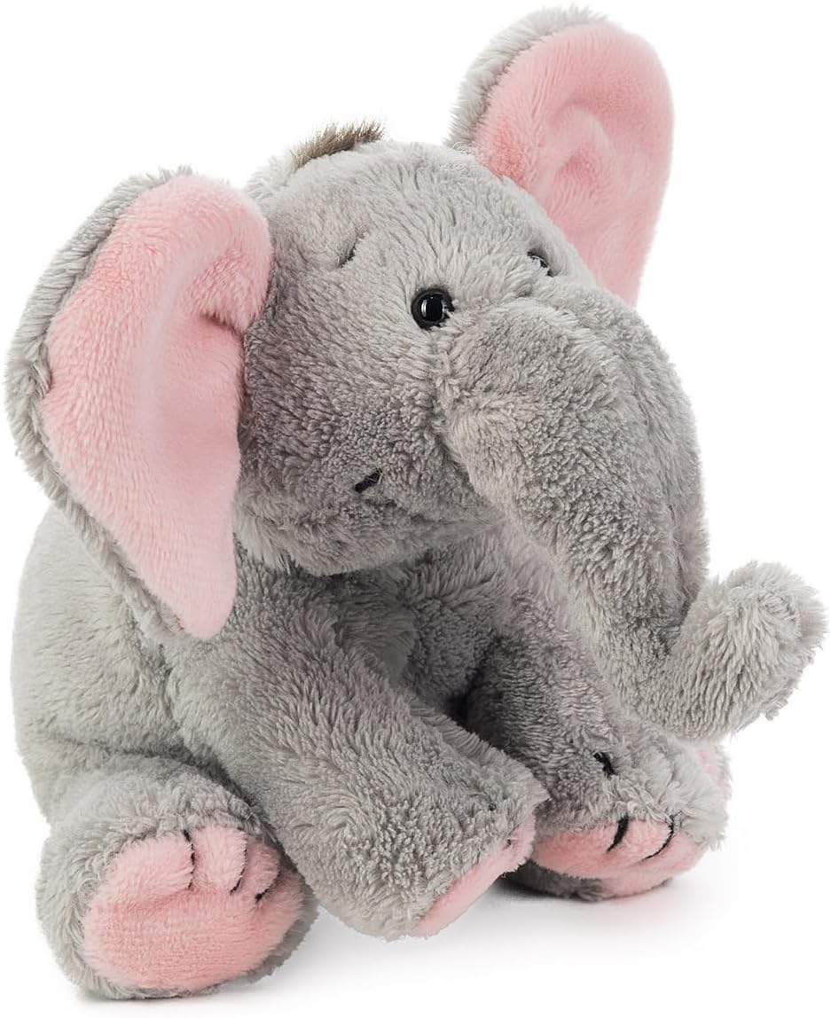Plüsch Elefant BabySugar - Kuscheltier - Größe (XS) 13 cm | Extra weich - Waschbar bei 30 °C - DIN EN 71 geprüft - Ab Geburt geeignet - Hochwertige Verarbeitung