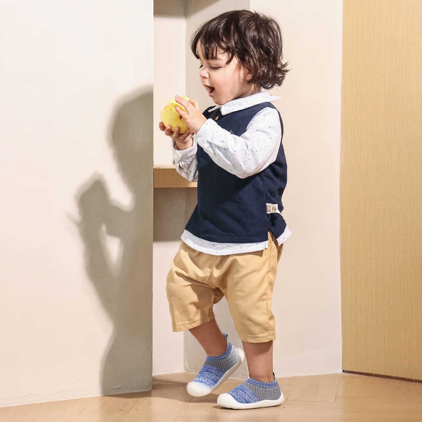 MK MATT KEELY Babyschuhe für Jungen - Sanfte Mesh atmungsaktive Lauf- und Krabbelschuhe für Babys 0-4 Jahre