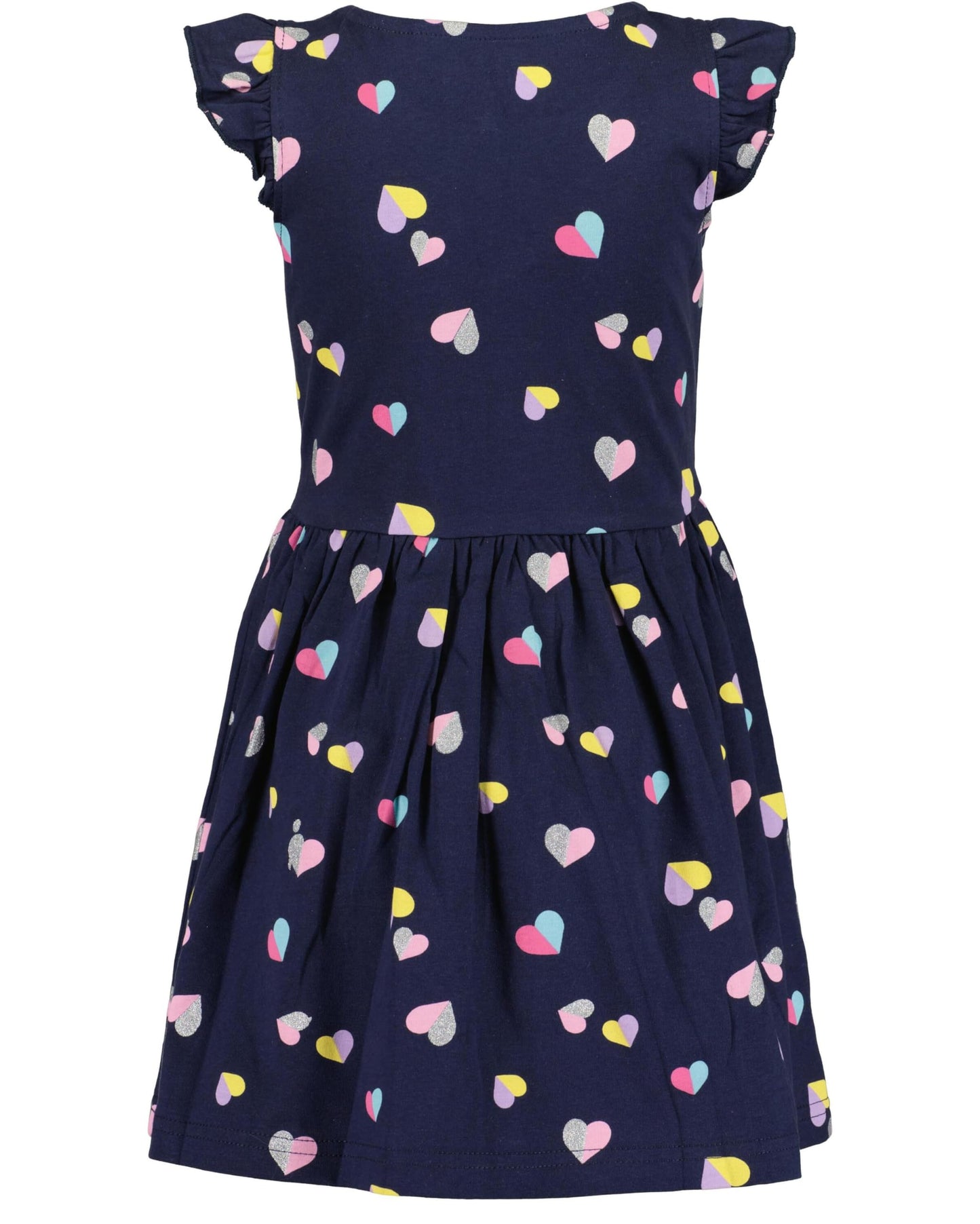 Blue Seven Mädchen Kleider mit Rundhalsausschnitt Jerseykleider Kurzarm Sommerkleider MARKETPLACE + ONLINE