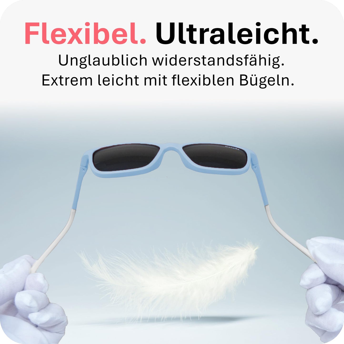 Mausito Sonnenbrille Kinder 3-6 Jahre & 6-10 Jahre | VERGLEICHSSIEGER Kindersonnenbrille 100% UV-Schutz | FLEXIBLE Bügel | Schadstofffreie Kindersonnenbrillen