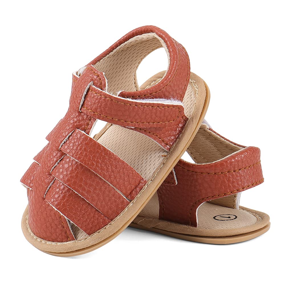 MASOCIO Babyschuhe Mädchen Sandalen Sommer Schuhe Flach Gummi Rutschfest