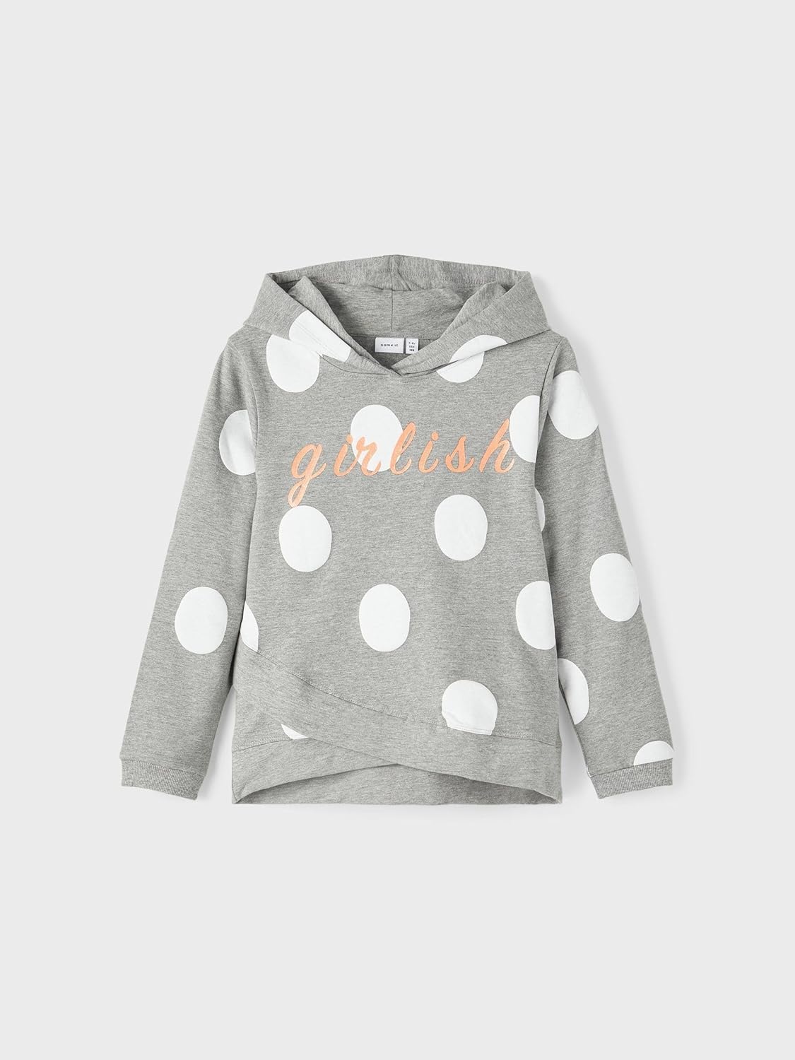 NAME IT Girls Nkfbibba LS Sweat Wh Bru Noos Hoodie