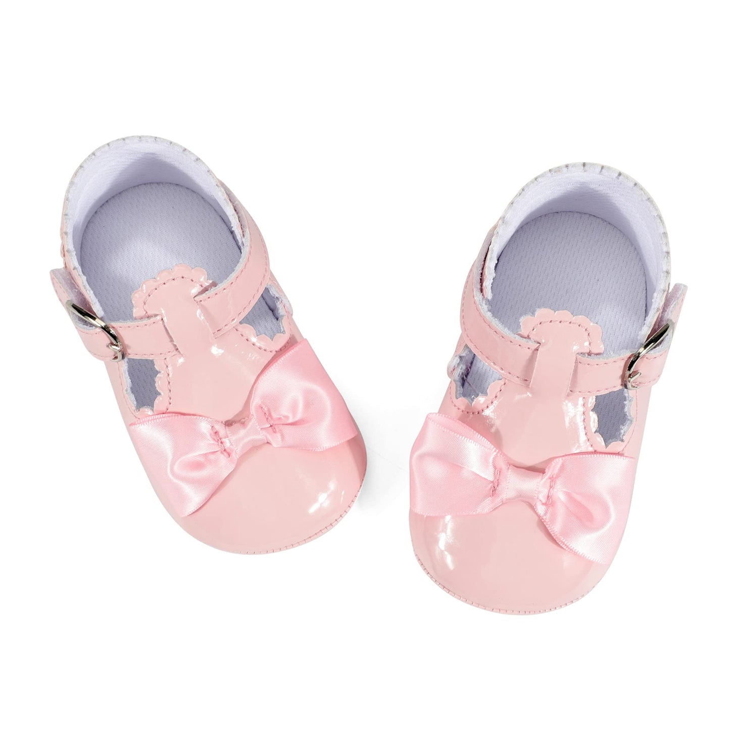 LACOFIA Babyschuhe Mädchen rutschfest Bowknot Prinzessin Krabbelschuhe