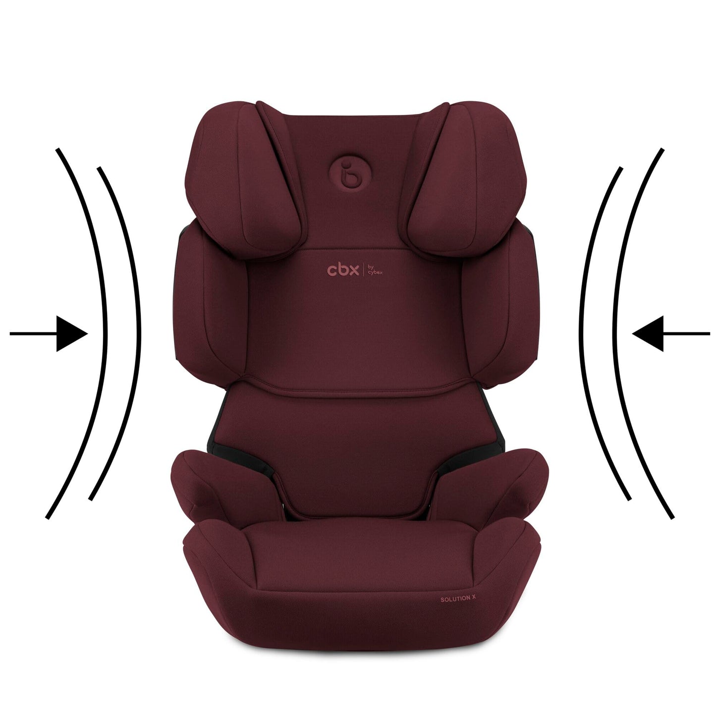 CBX by CYBEX Kinder-Autositz Solution X i-Fix, Für Autos mit und ohne ISOFIX, Ab ca. 3 bis 12 Jahre (100 - 150 cm), Ab ca. 15 bis 50 kg, Rot - Meloni2