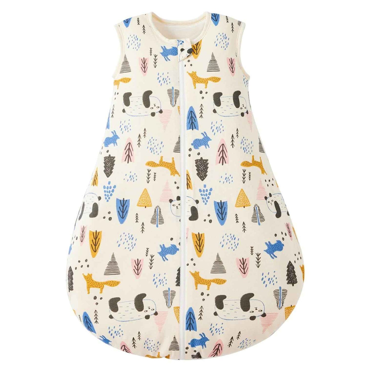 Duomiaomiao 3.5 Tog Baby Sleeping Bag, 100% Cotton Baby Sleeping Bag, Winter, Girls Newborn, Boys Sleeping Bag, Warm Newborn Children (100)