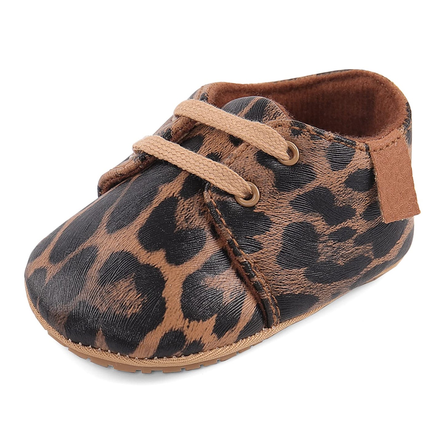 LACOFIA Baby Boy Girl First Walking Shoes Non-Slip Laces Crawling Shoes First Baby Shoes