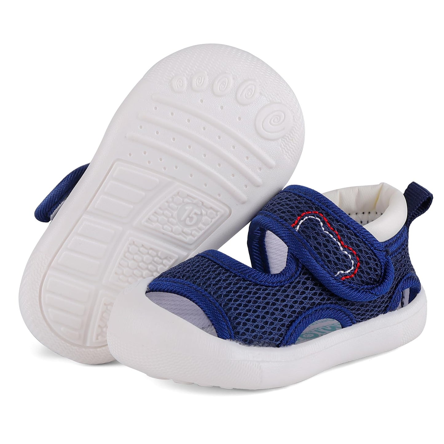 Cheerful Mario Babyschuhe 0-3 Jahre Sport Sandalen für Jungen und Mädchen – Lauflernsandalen für Kleinkinder Sommer Barfußschuhe Erste Schuhe