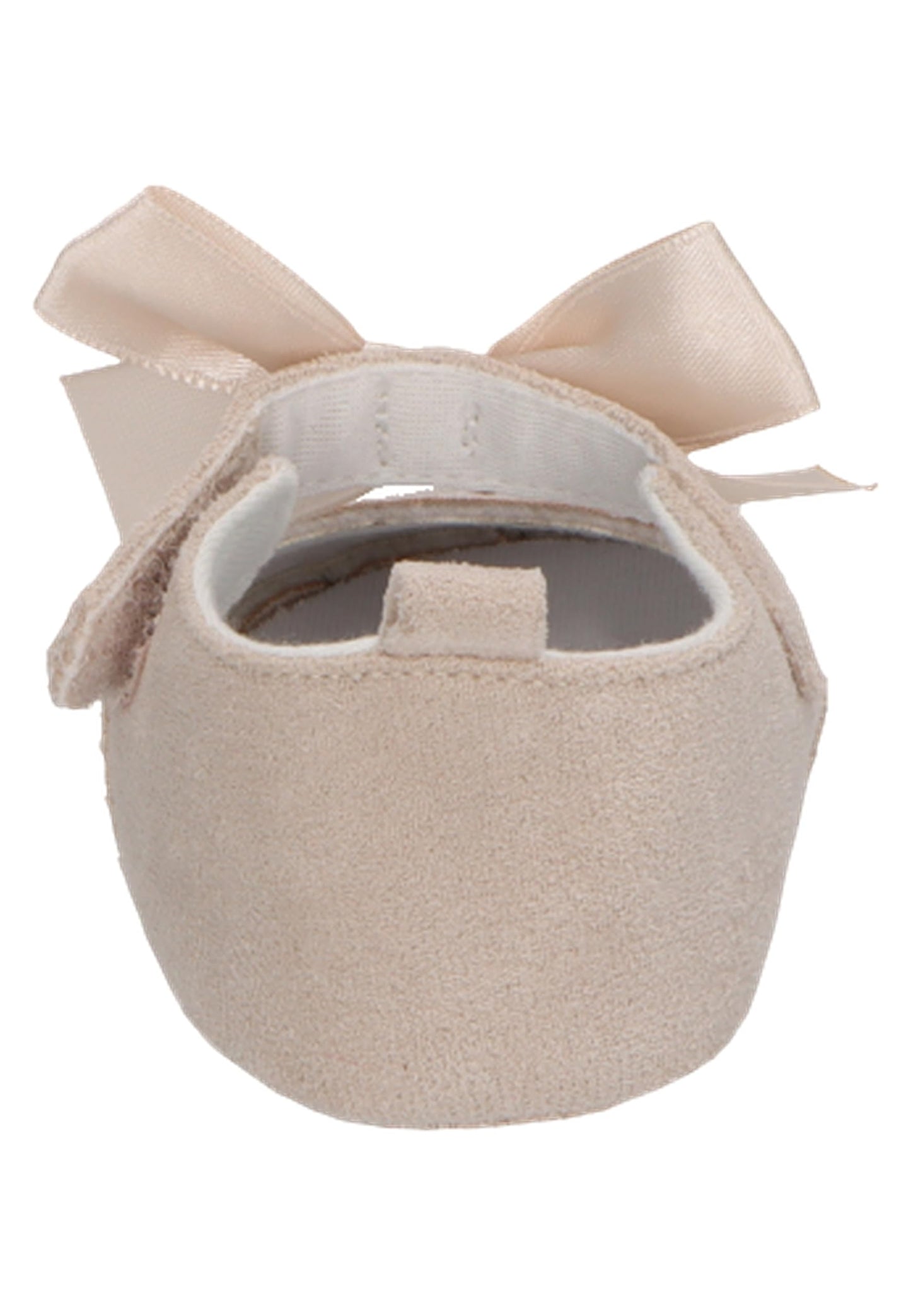 Sterntaler Babyballerina Schleife - Bequeme Ballerina mit aufgenähter rutschfester Herzchensohle und Klettverschluss - Baby -Ballerina Mädchen gefüttert mit Frottee