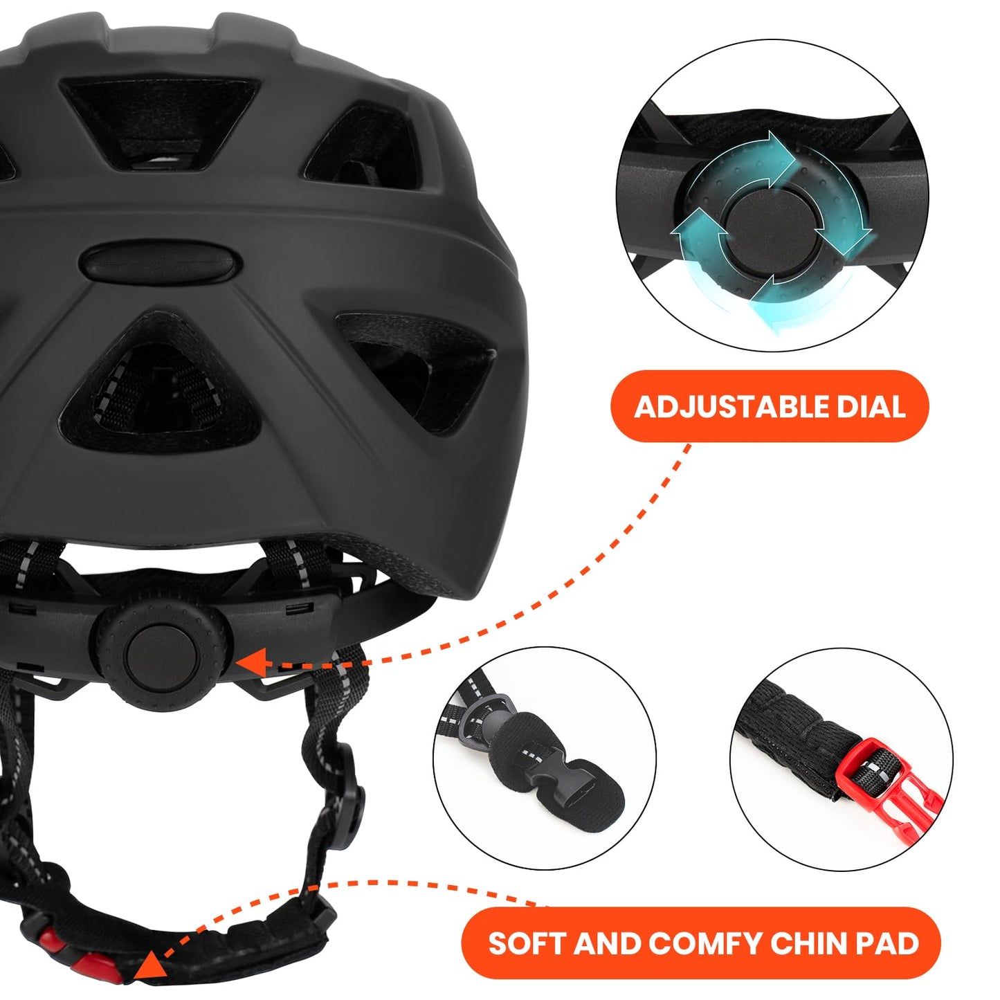 Favoto Children's Bicycle Helmet Lightweight Children's Helmet - Children's Cycling Helmet Breathable Adjustable Helmet for Boys and Girls