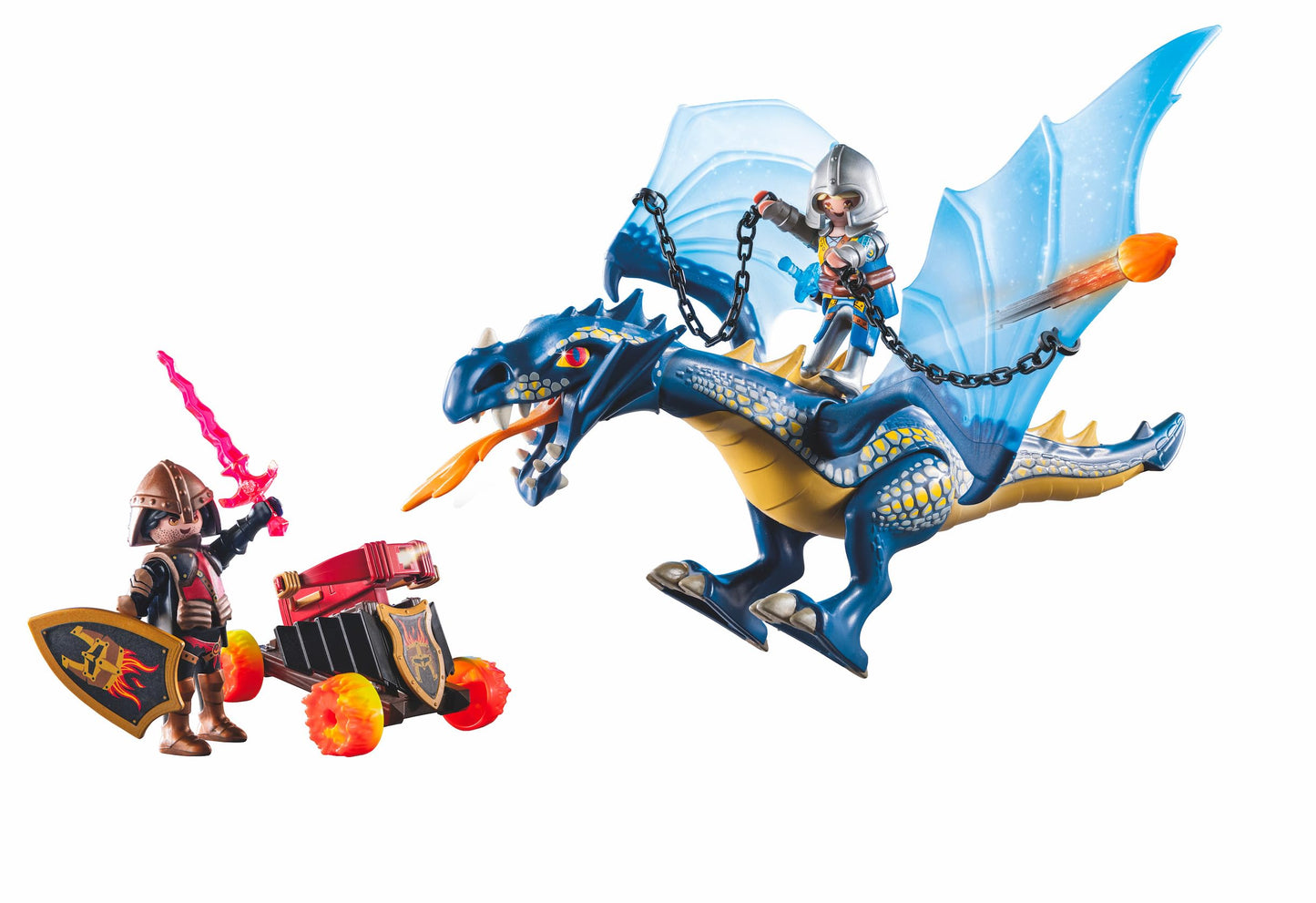 PLAYMOBIL Novelmore 71642 Arwynns Castle, Knight's Castle, Includes Three Knights and Numerous Accessories for Realistic Battles, Action-packed Toy for Children from 4 Years