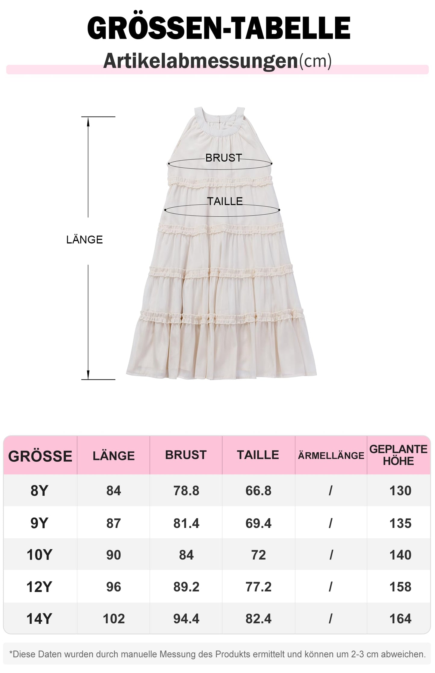 SOLOCOTE Girls Midi Dress Sleeveless Off Shoulder Ruffles A-Line Summer Elegant Casual Dress