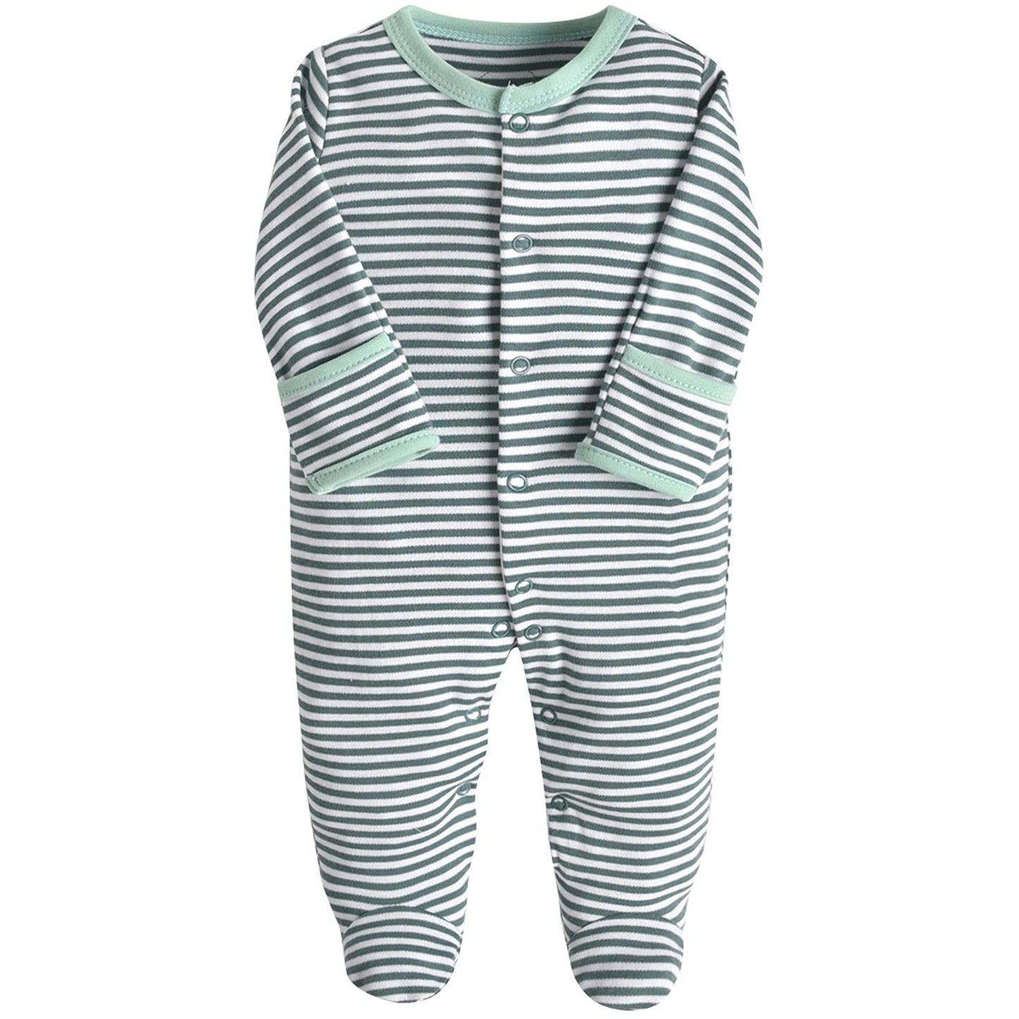 amropi Baby Mädchen Schlafstrampler 3er Pack Jungen Pyjamas Baumwolle Overalls Strampler für 0-12 Monate