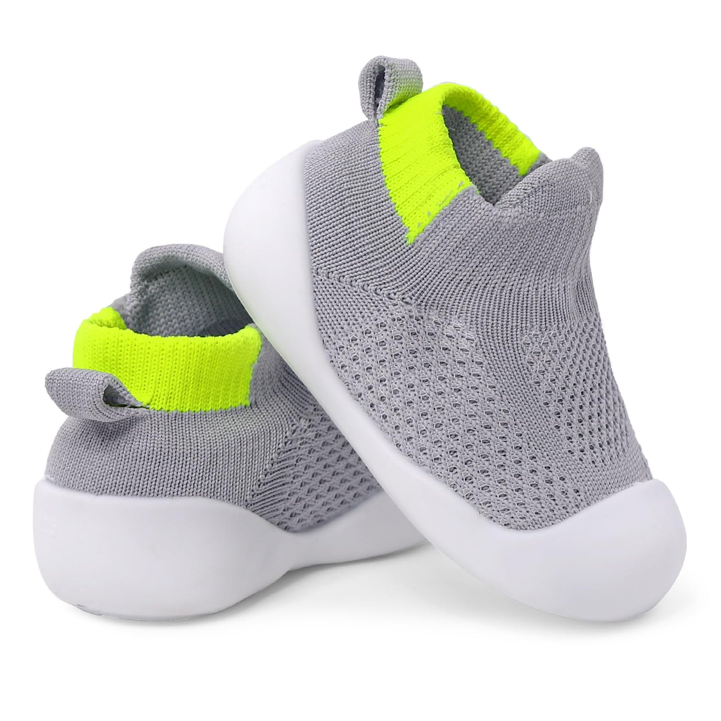 LACOFIA Babyschuhe für Mädchen und Jungen - Atmungsaktive Krabbelschuhe mit rutschfester Gummisohle für Kleinkinder
