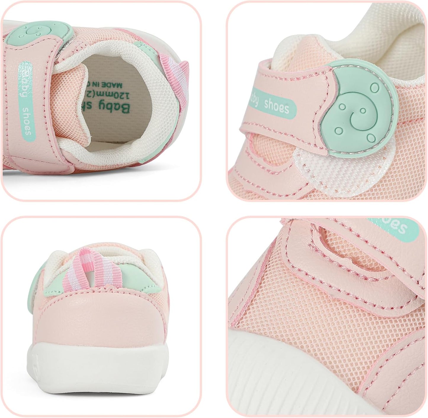 MK MATT KEELY Babyschuhe für Jungen und Mädchen - Weiche, rutschfeste Sommer Lauflernschuhe mit atmungsaktiver Sohle