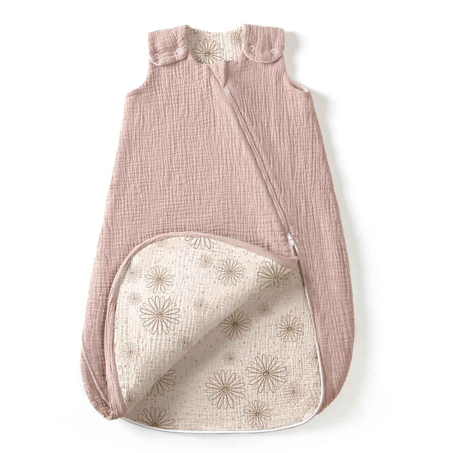 lulumoon Baby Sleeping Bag for 3-9 Months: Muslin Sleeping Bag Baby for Boys and Girls - Cotton Baby Sleeping Bag for 70 cm All-Year Children's Room