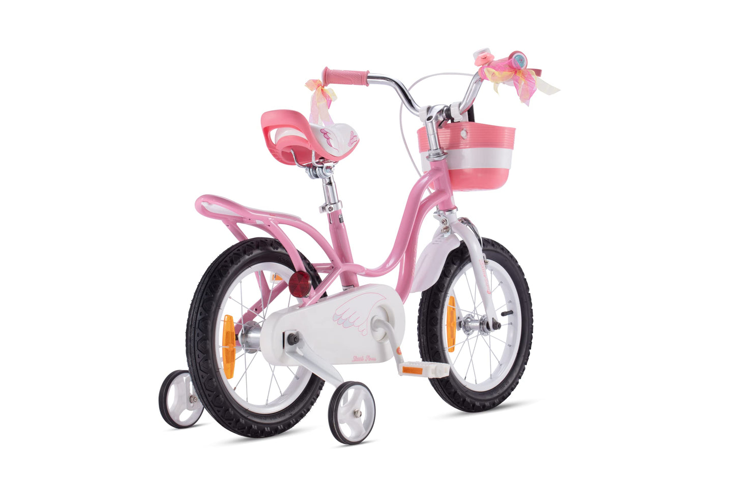Royal Baby Little Swan Kinderfahrrad Mädchen Fahrrad Stützräder 12 14 16 18 Zoll ab 3-10 Jahre Rosa Kinder Fahrrad - Meloni2