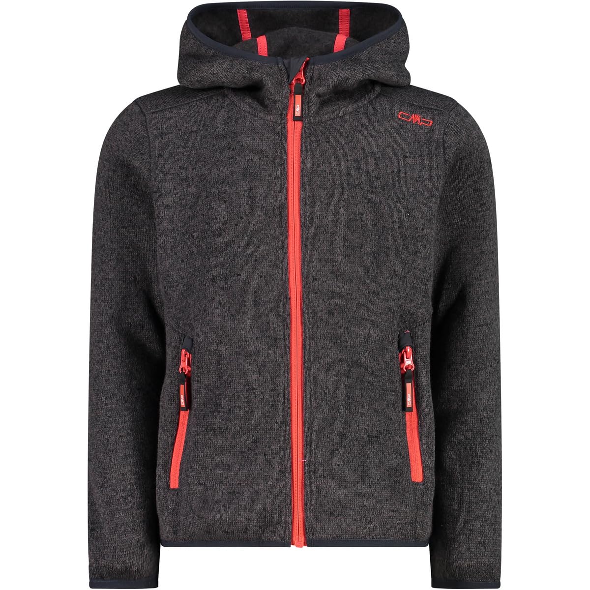 CMP boys fleece jacket Knitted Fix Hood