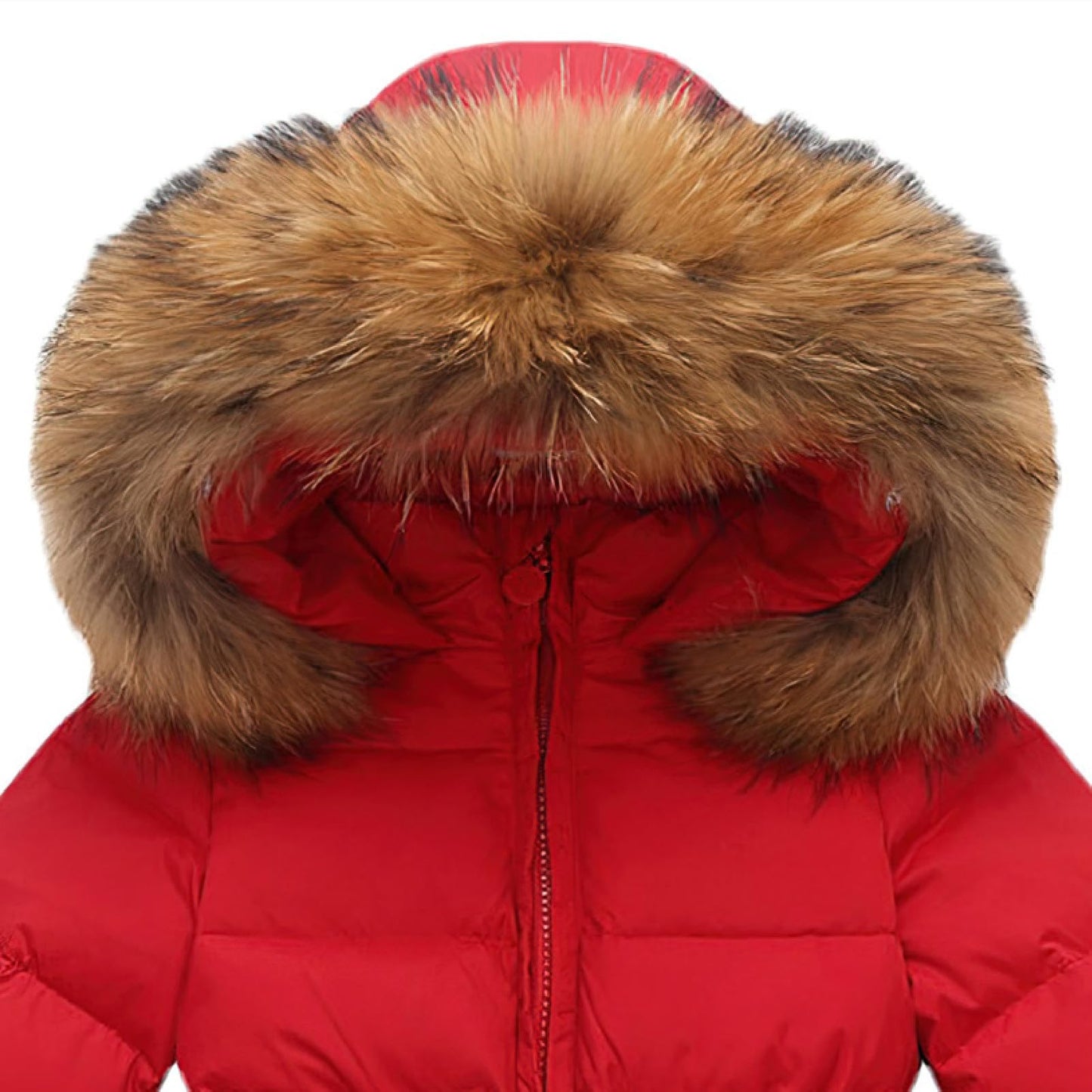 amropi Baby Girls' Snowsuit with Hood Romper Puffer Down Winter Warm Jumpsuit for 0-5 Years