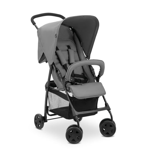 Hauck Lightweight Stroller up to 18 kg with reclining function from birth, small foldaway, sun canopy, large basket - Meloni2