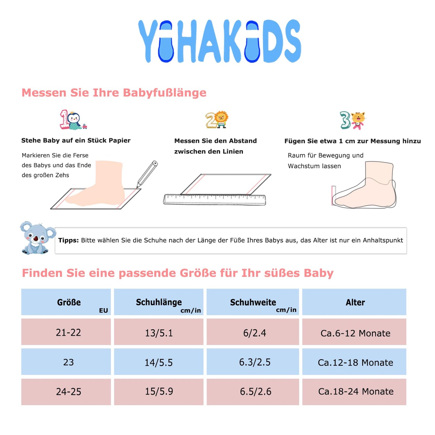 YIHAKIDS Krabbelschuhe Baby Lauflernschuhe Jungen Mädchen Weicher Leder Babyhausschuhe Kleinkind rutschfeste Lederschuhe mit Gummisohle für Baby 6-12 Monate 12-18 Monate 18-24 Monate