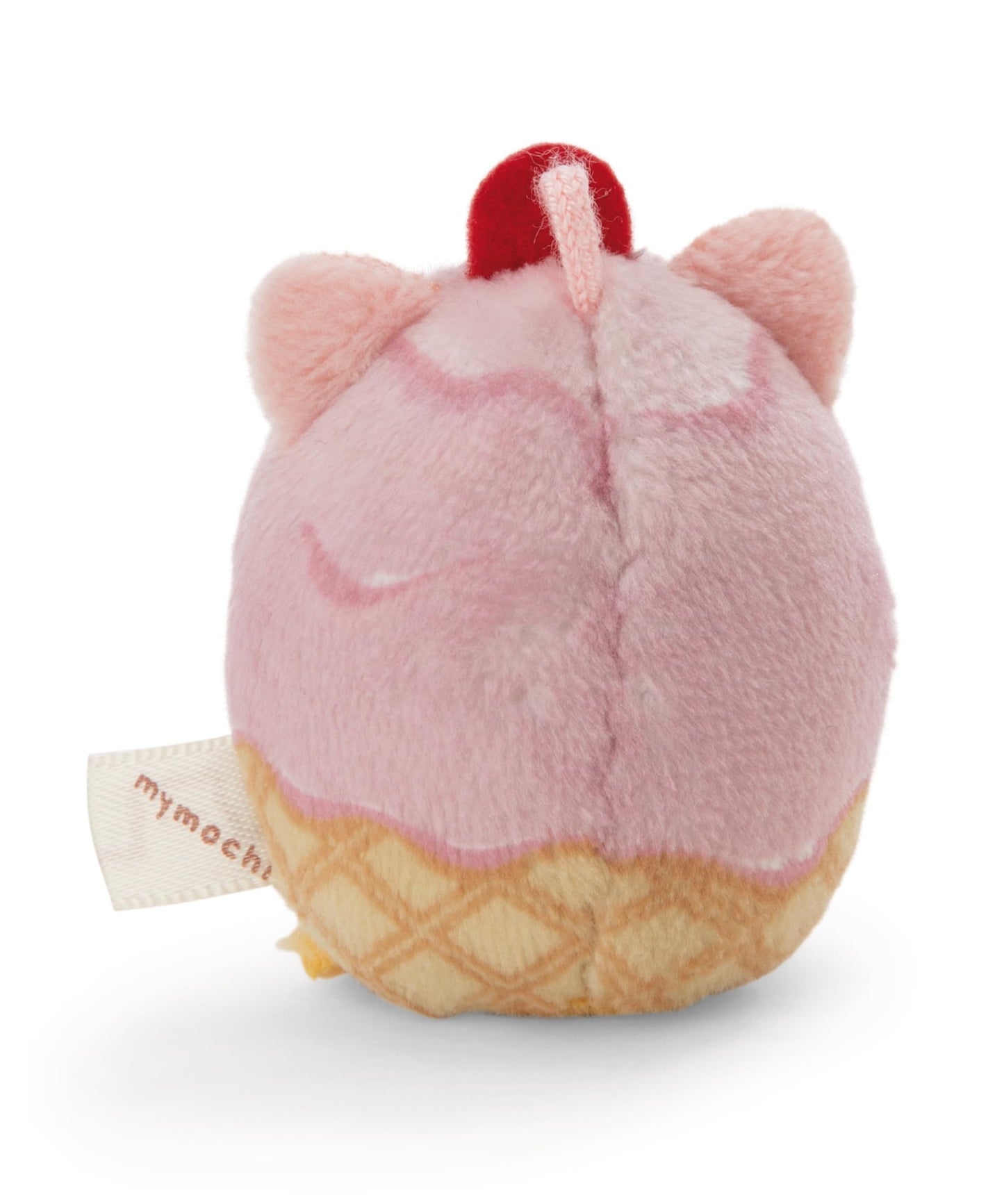 NICI My Mochi Cuddly Toy Ladybird Dozz Hamburger 5 cm Beige - Soft Plush Toy - Cute Plush Toy for Cuddling and Playing, for Children and Adults, Great Gift Idea