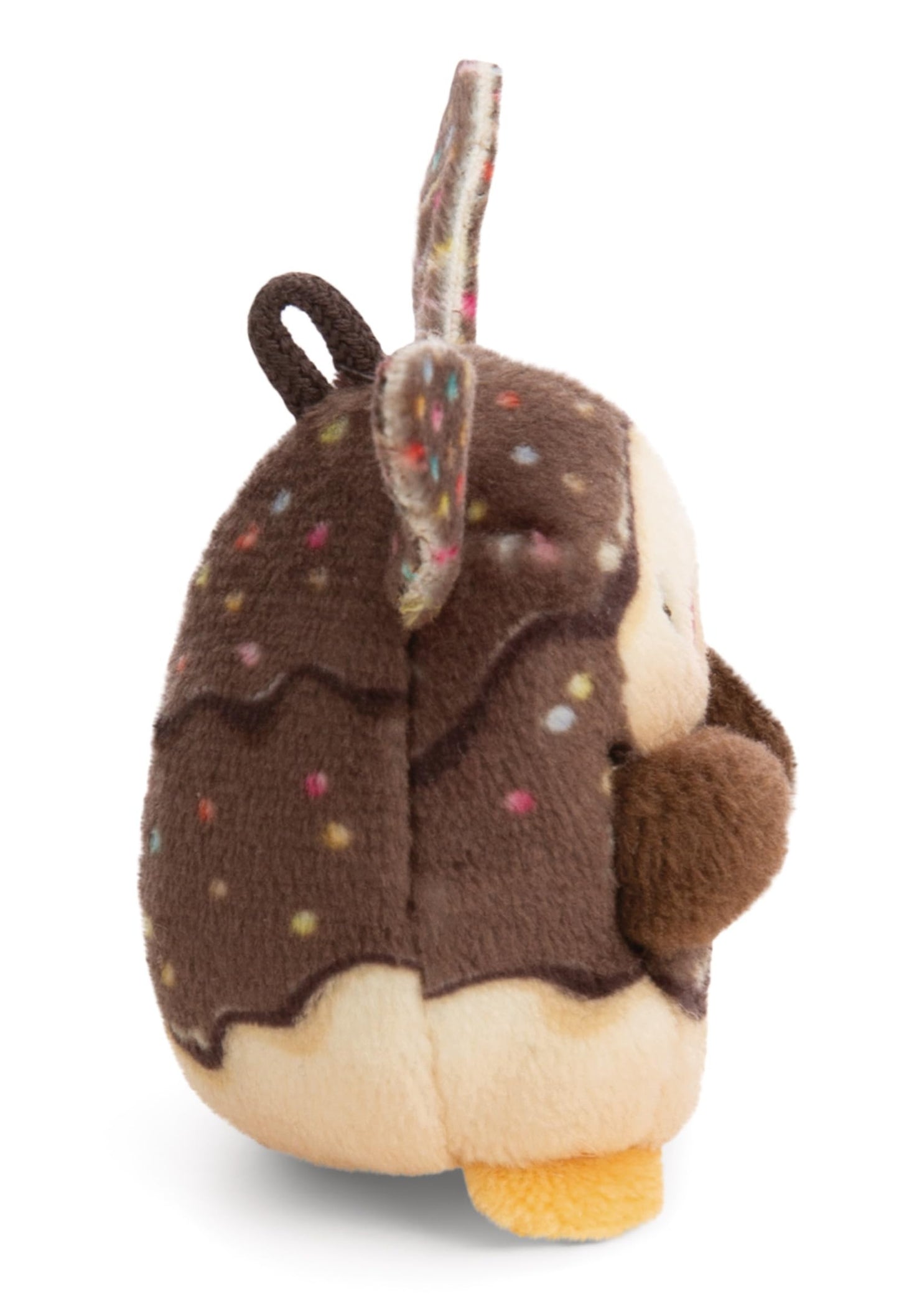 NICI My Mochi Cuddly Toy Ladybird Dozz Hamburger 5 cm Beige - Soft Plush Toy - Cute Plush Toy for Cuddling and Playing, for Children and Adults, Great Gift Idea