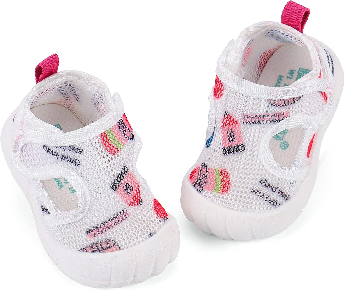 LACOFIA Baby Lauflernschuhe Unisex Erste Babyschuhe Kleinkind Mesh Sneaker rutschfeste Atmungsaktive Turnschuhe