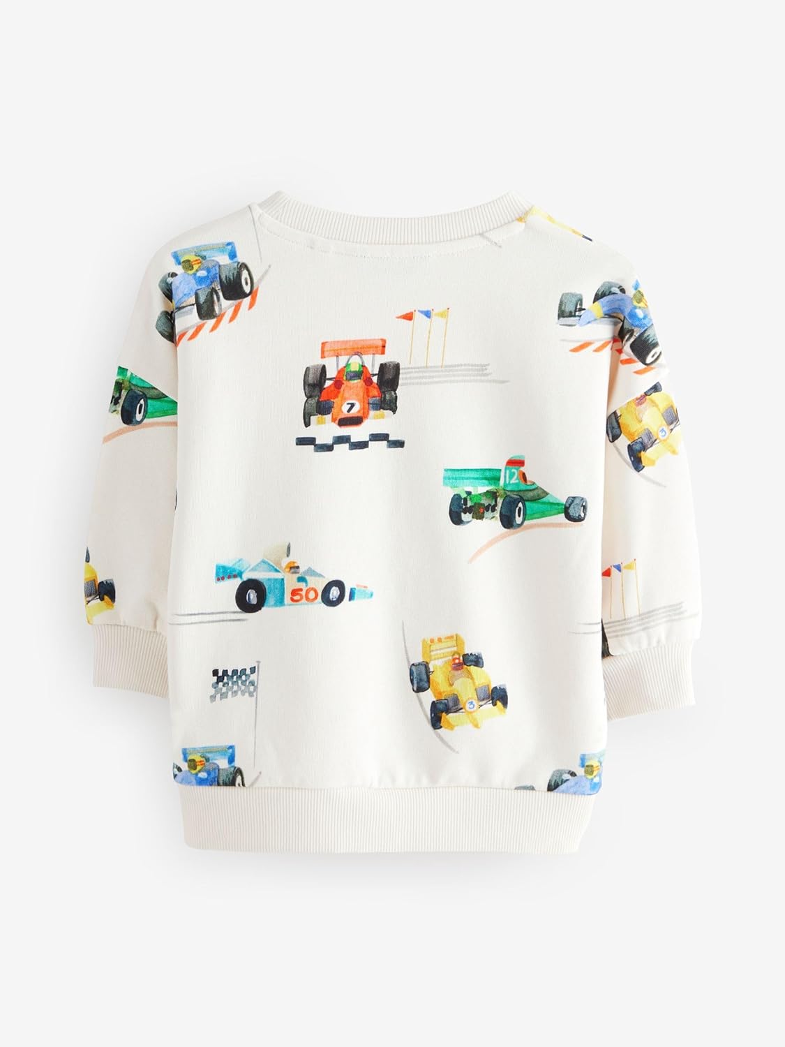 NEXT Gemustertes Sweatshirt aus 100% Baumwolle