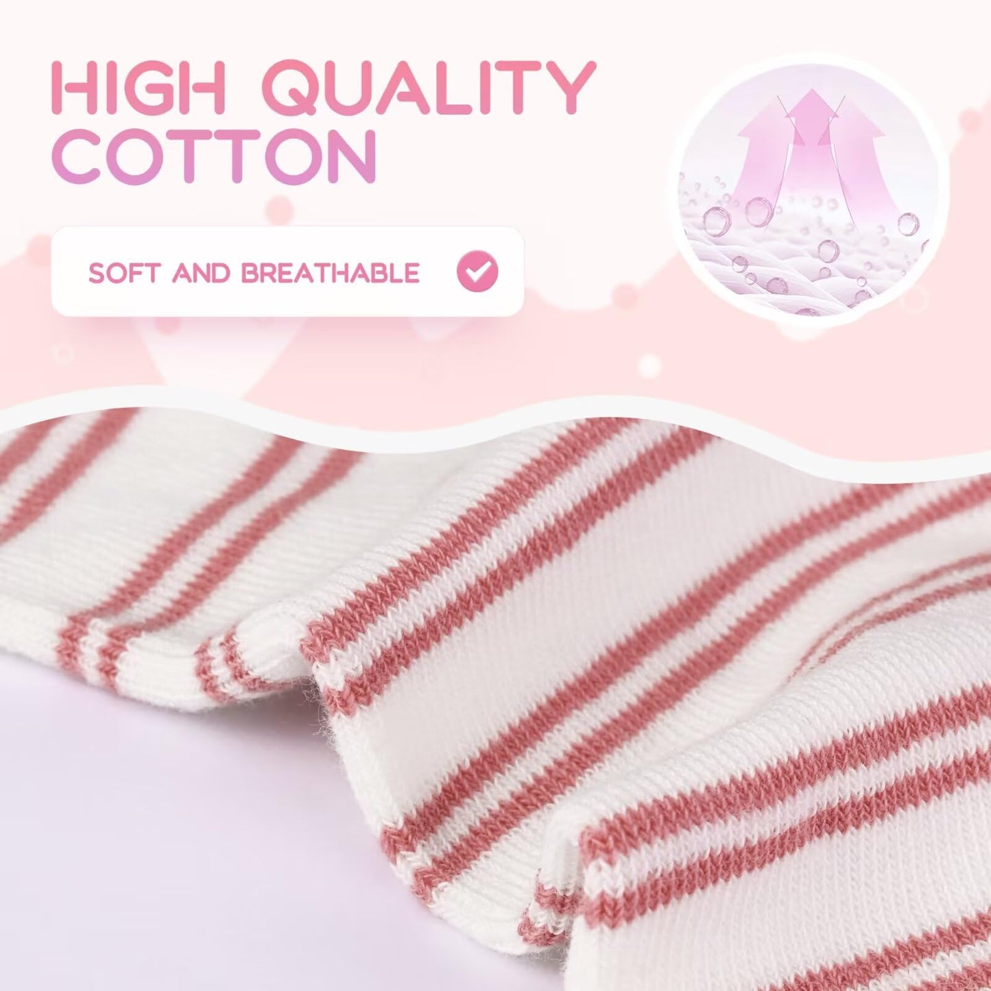 TUUHAW 10 Paar Kinder Socken für Mädchen und Jungen Socken Mit Motiv Schulkind Baumwolle Socken Bunt Gr. 23-38