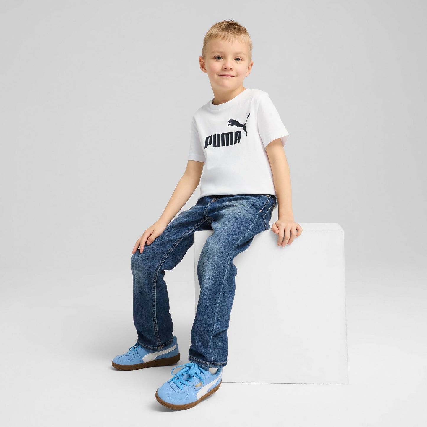 PUMA Jungen ESS No. 1 Logo Tee Ps T-Shirts (1er Pack)