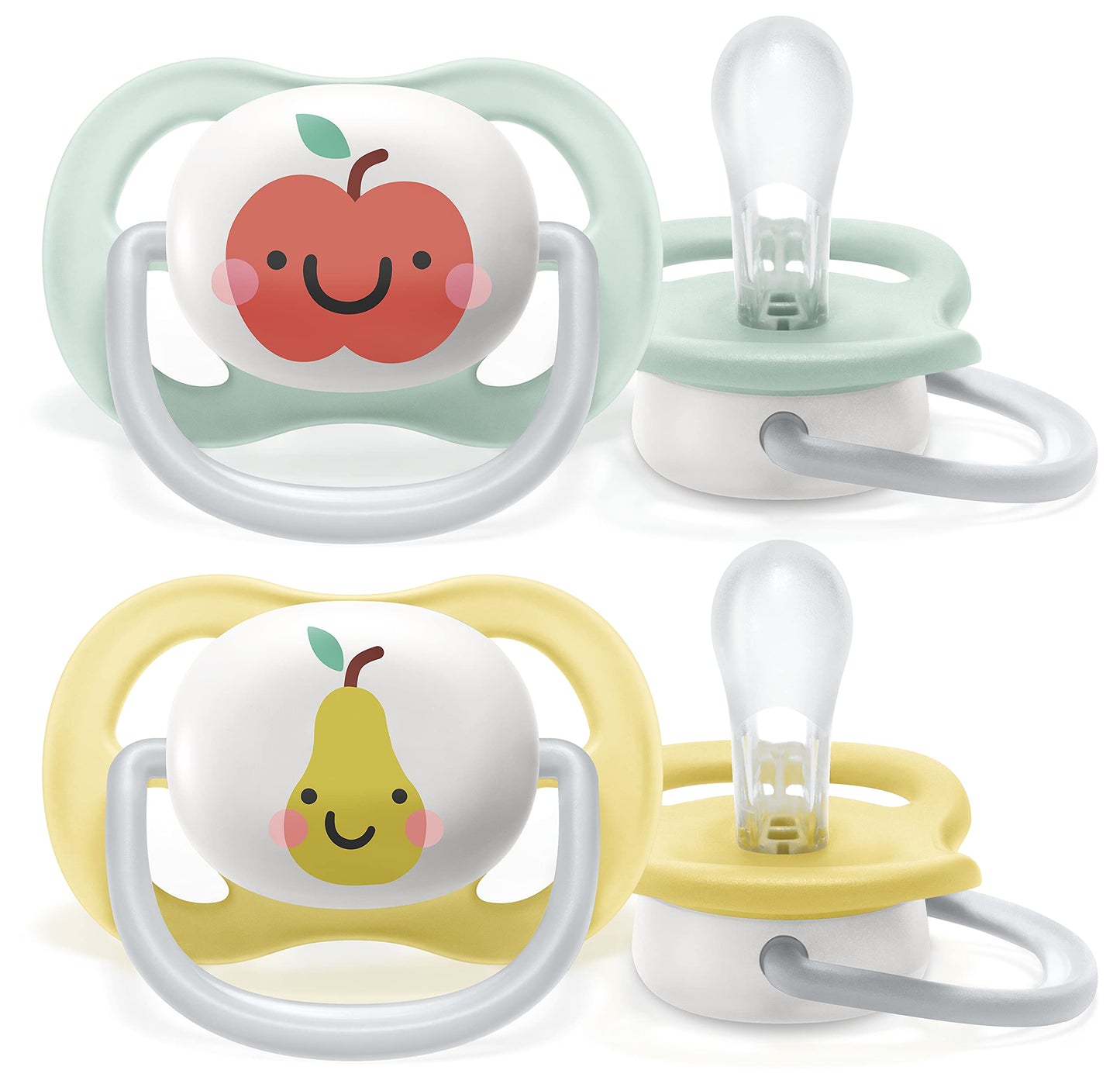Philips Avent SCF080/02 Ultra Air Schnuller 0-6 Monate, Atmungsaktiv, Kiefergerecht, BPA frei, Doppelpack, Schmetterling/Mama-Design - Meloni2