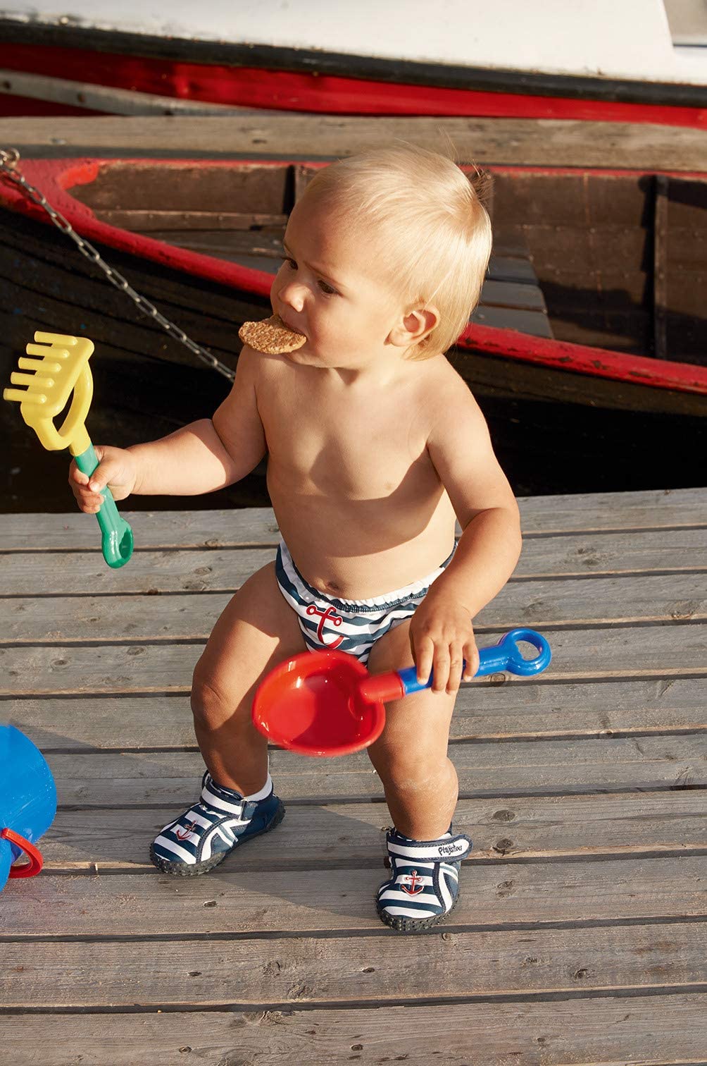 Playshoes Boys' UV Protection Swimming Trunks Swimming Shorts Swimwear