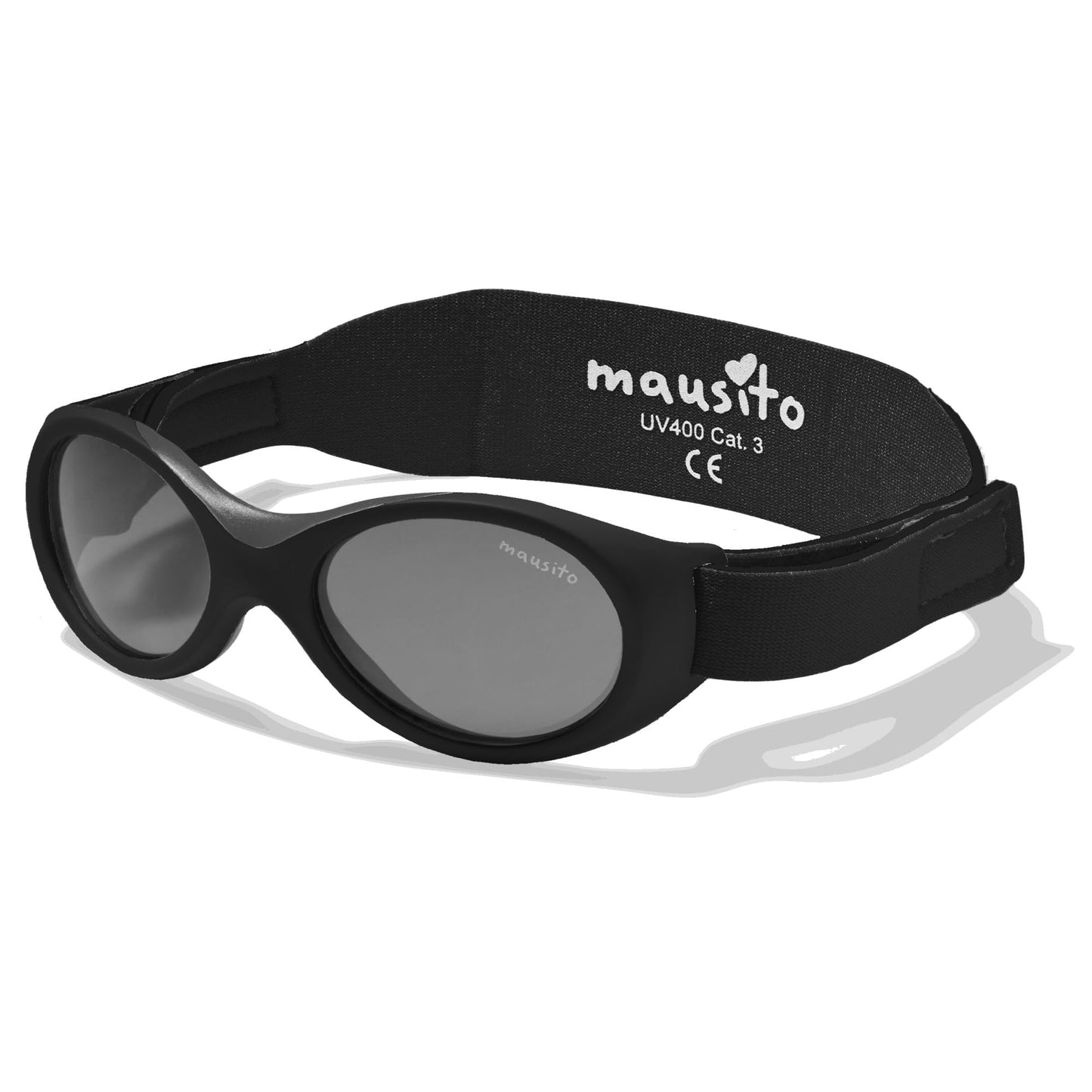 Mausito BABY Sonnenbrille 0-18 Monate Mädchen I VERGLEICHSSIEGER Sonnenbrille Baby 100% UV-Schutz I BIEGSAM & verstellbares Band I Schadstofffrei I Europäisches Design für Kinder gemacht
