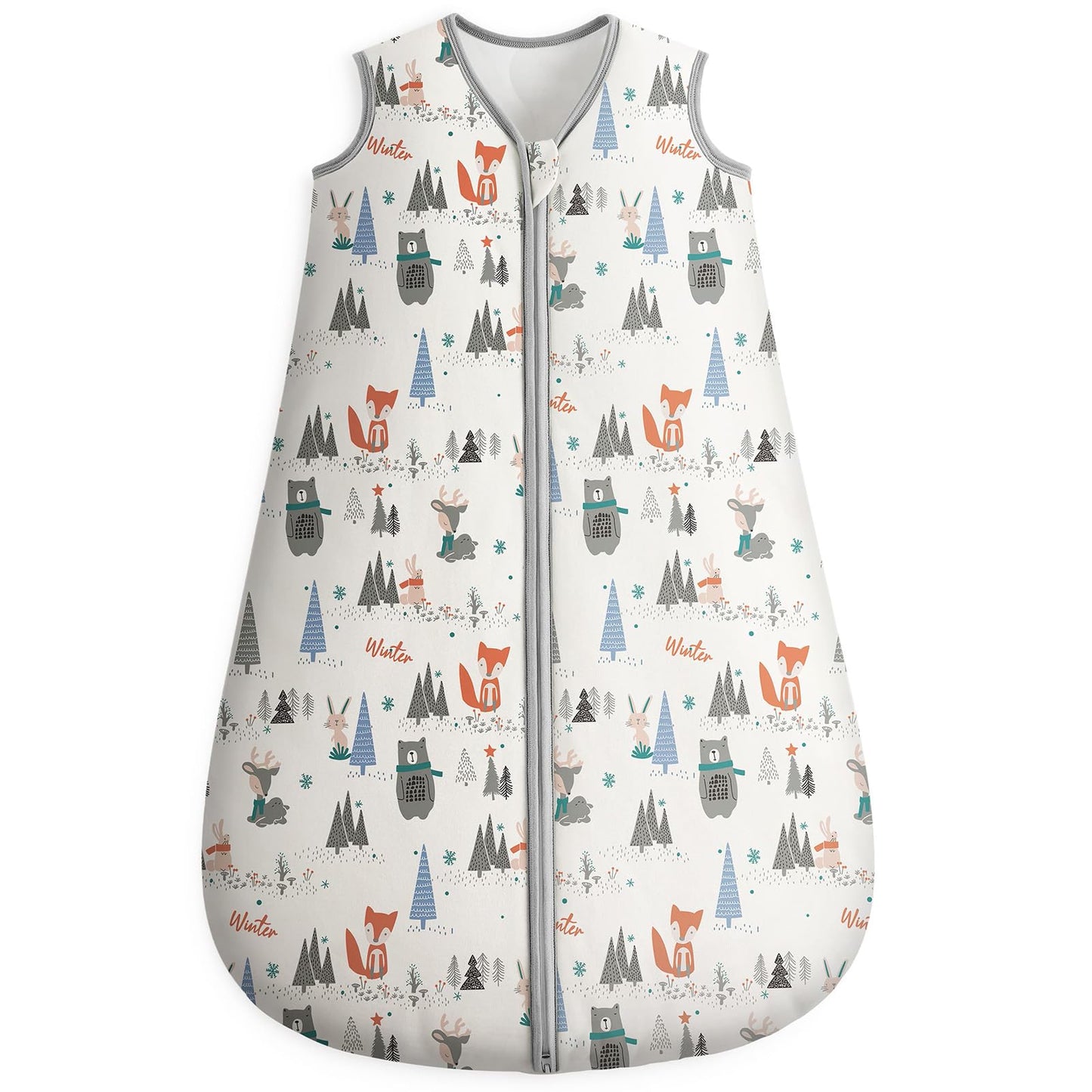 Looxii Baby Sleeping Bag Winter Cotton Winter Sleeping Bag 2.5 TOG Sleeping Bags Warm Baby Sleeping Bag Newborn for Autumn Winter Pink Rabbit 12-18 Months