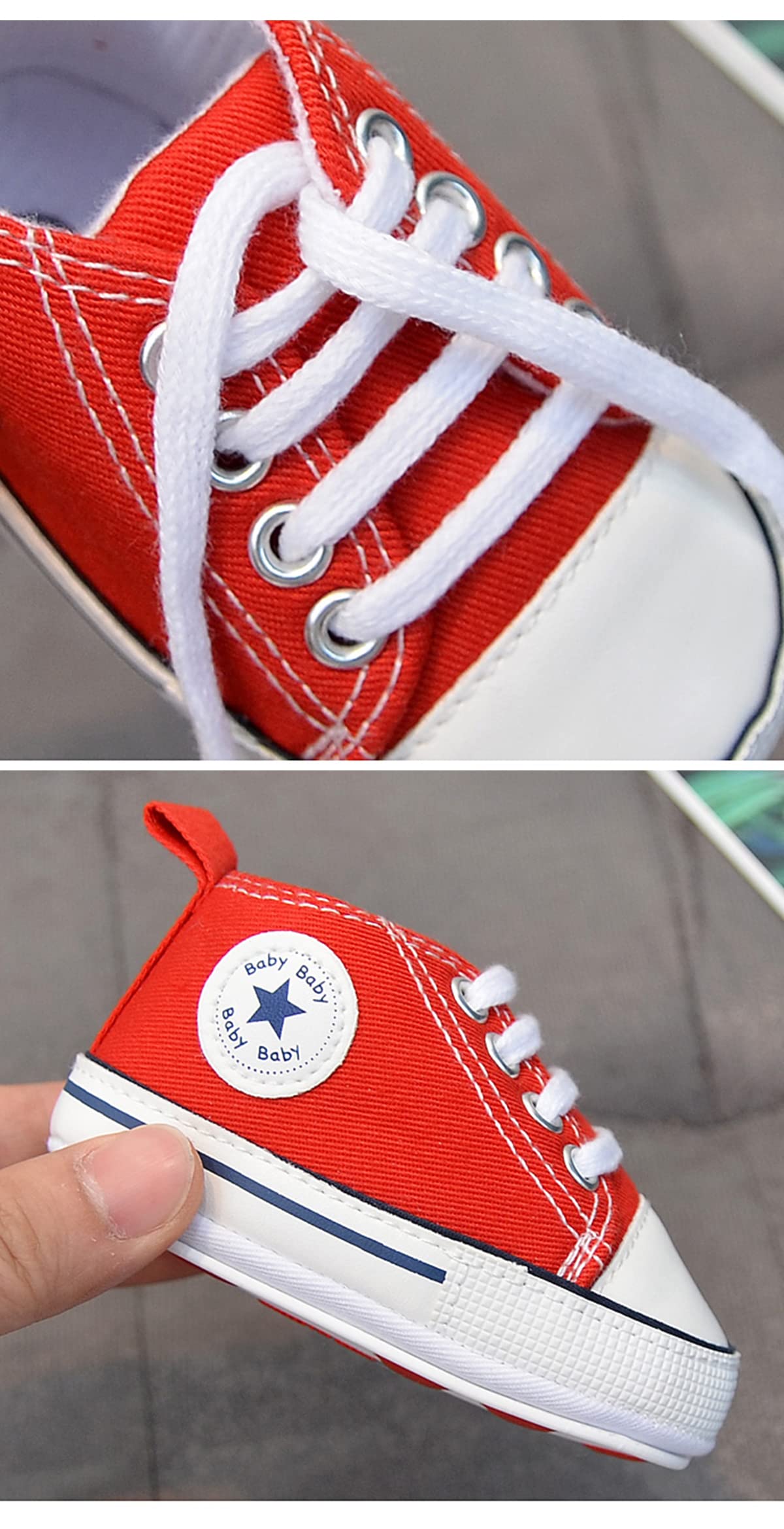 DEBAIJIA Babyschuhe Lauflernschuhe 0-18M Leichtes Atmungsaktives rutschfest für Jungen und Mädchen