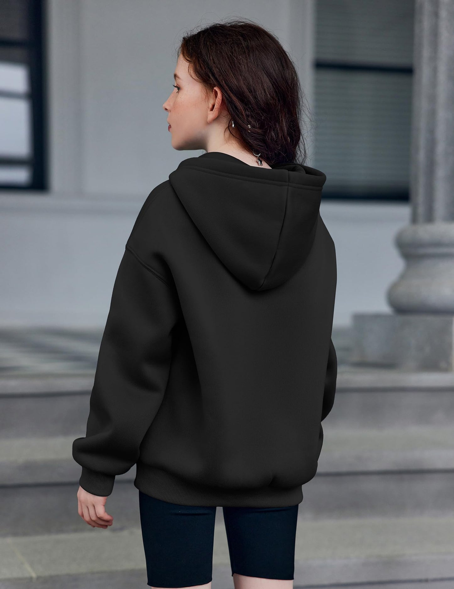 Arshiner Girls' Warm Fleece Children's Hoodie Winter Pullover with Pocket Sweatshirt for Girls 6-16 Years
