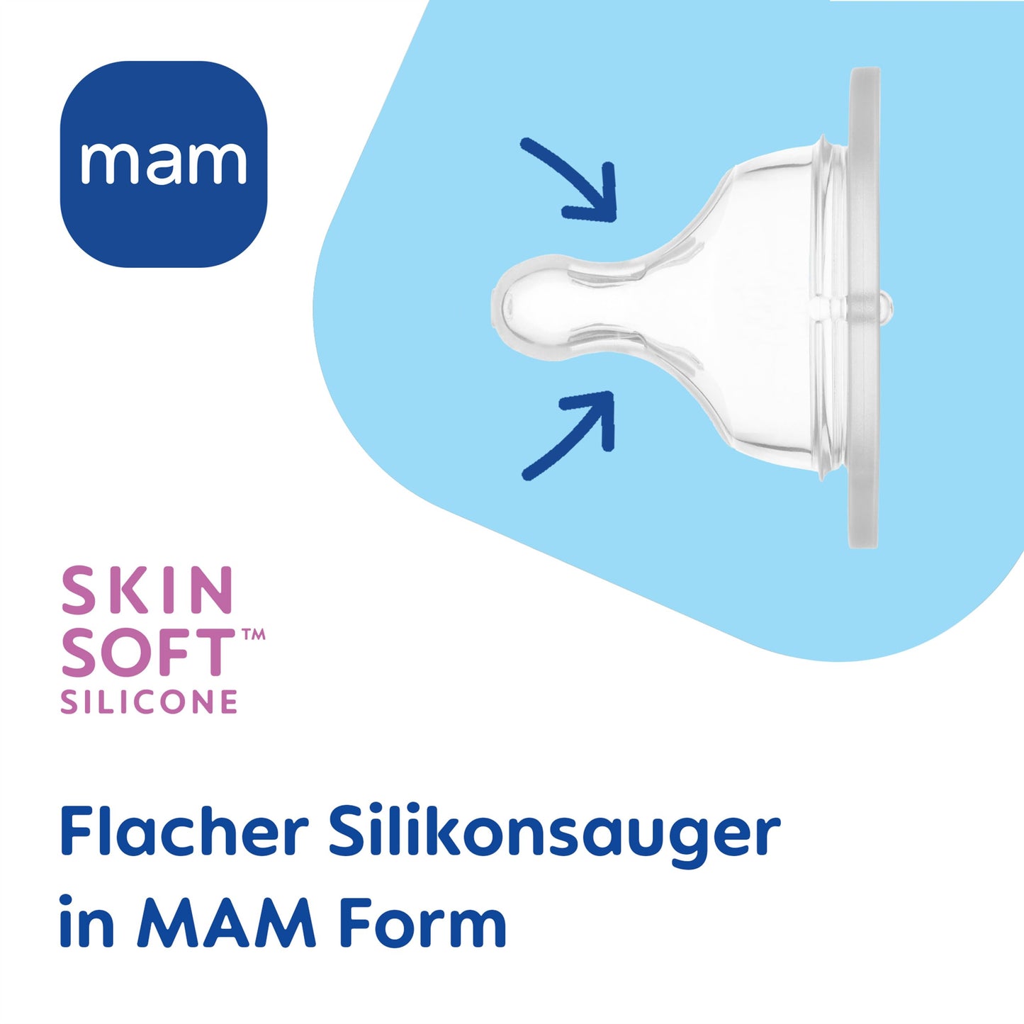 MAM Easy Active Trinkflasche im 2er-Set (330 ml), Baby Trinkflasche inklusive MAM Sauger Größe 2 aus SkinSoft Silikon, Milchflasche mit ergonomischer Form, 4+ Monate, Weltall - Meloni2
