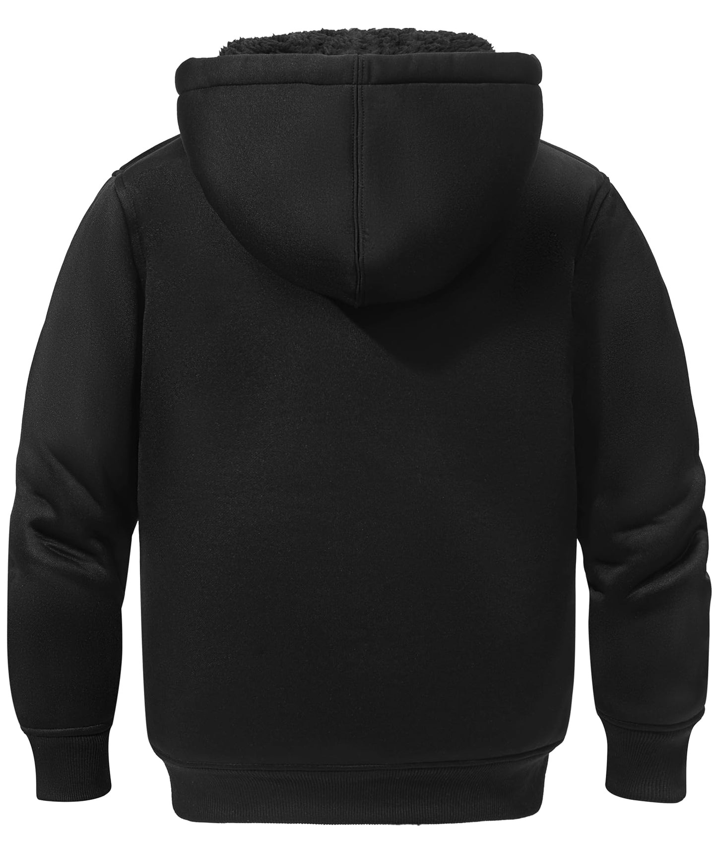 JACKETOWN Boys' Sweat Jacket Lined Children's Hoodie Sweatshirt Hoodie Fleece Jacket with Hood Long Sleeve Warm Winter Jacket Classic Pullover with Zip