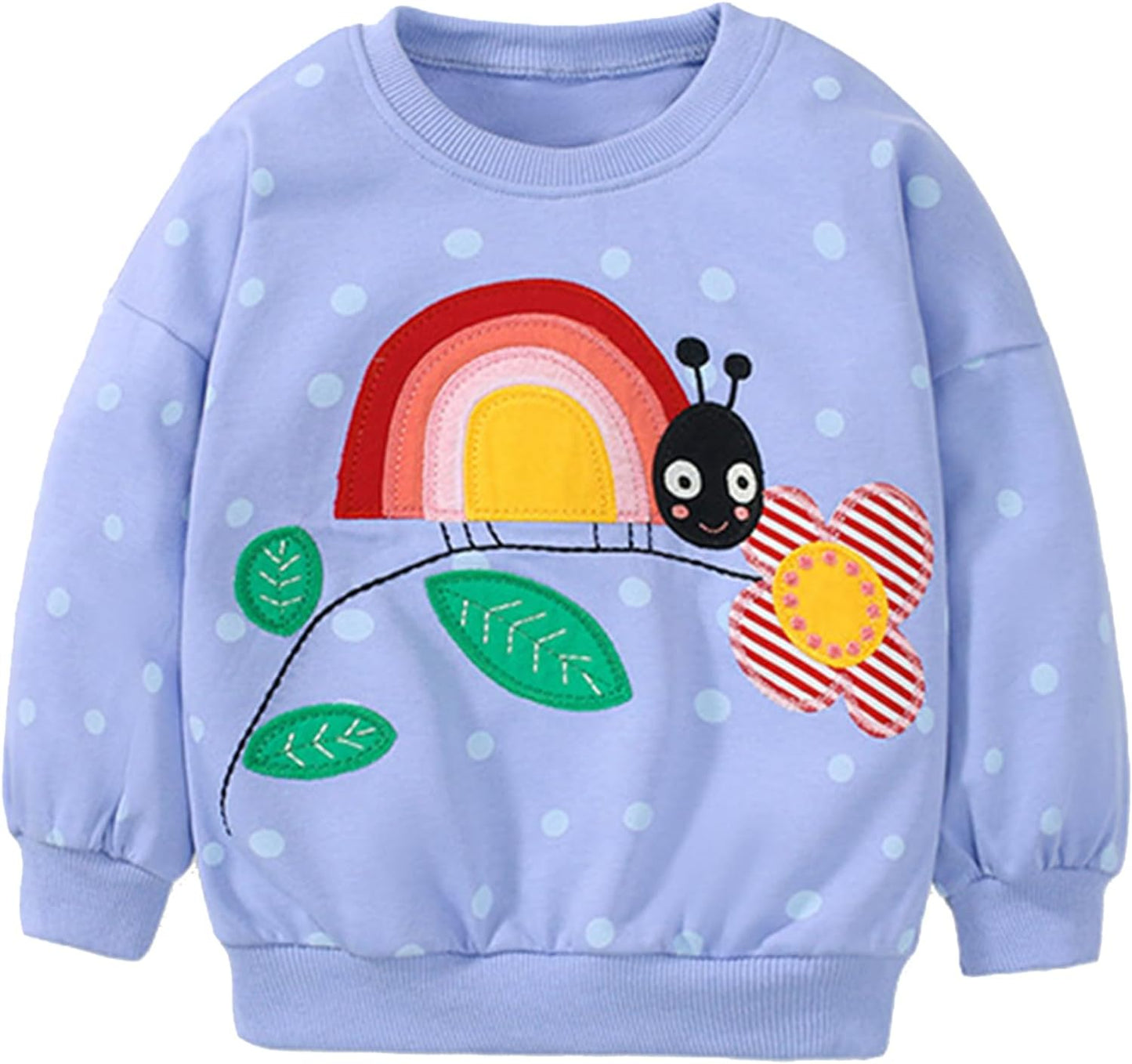 Mädchen Pullover für Kinder Langarmshirt Baumwolle Sweatshirt Winter Kleidung Langarm Tops 1-7 Jahre