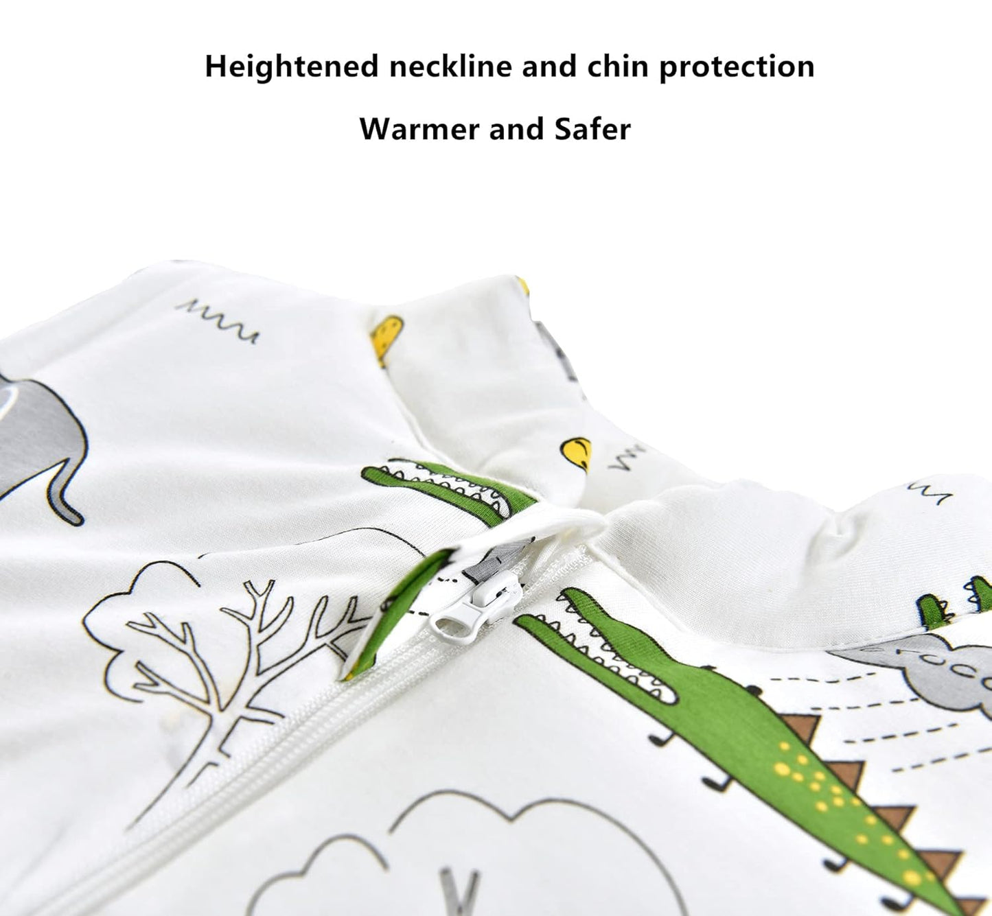Chilsuessy Baby Sleeping Bag Winter, Removable Sleeves, Warm Lined 3.5 Tog Winter Sleeping Bags, Boys/Girls Sleeping Bag for Toddlers from 6 Months to 6 Years